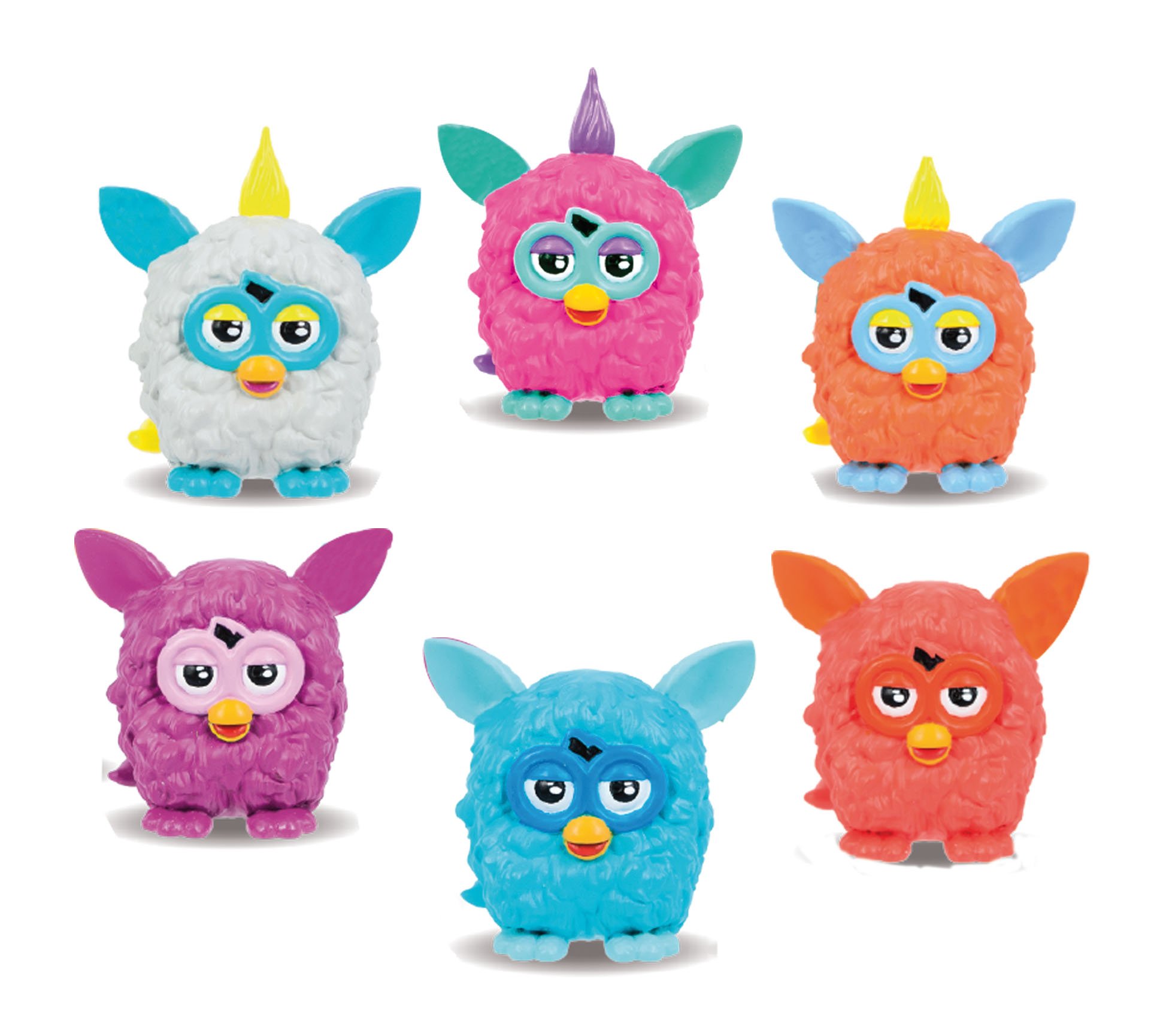 IMC Toys - Furby Soft Plush Pack of 3 Figures (28524) - Perfect for Kids' Playtime, Collectibles & Gift Giving
