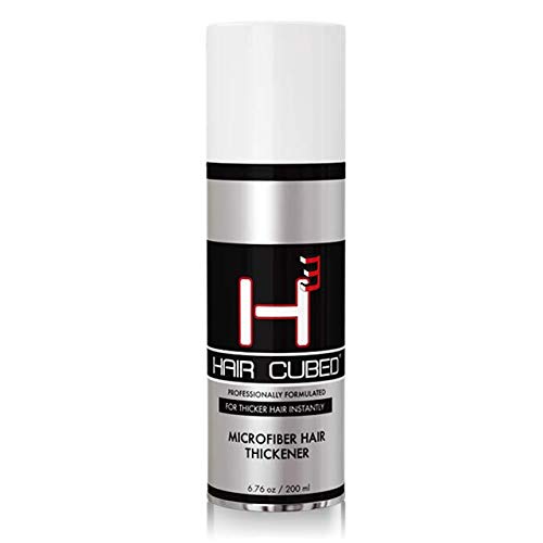 H3 Hair Fibers for Thinning Hair - 100% Undetectable & Natural Hair Building Fibers, USA Patented Formula (Black) | Instant Hair Volume Solution for Men & Women, Perfect for Daily Use & Special Occasions