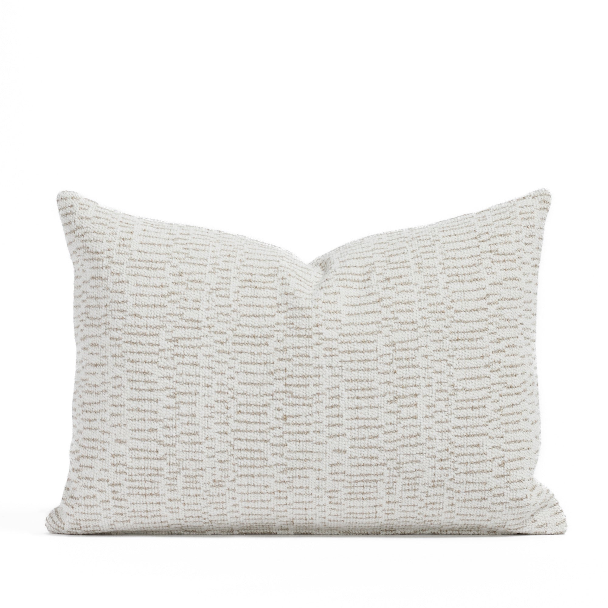 Avani 14x20 Lumbar Pillow for Couch & Bed - Soft Support Pillow for Back Pain Relief - Decorative Throw Pillow Cover in Sand Color - Perfect for Living Room, Office & Travel