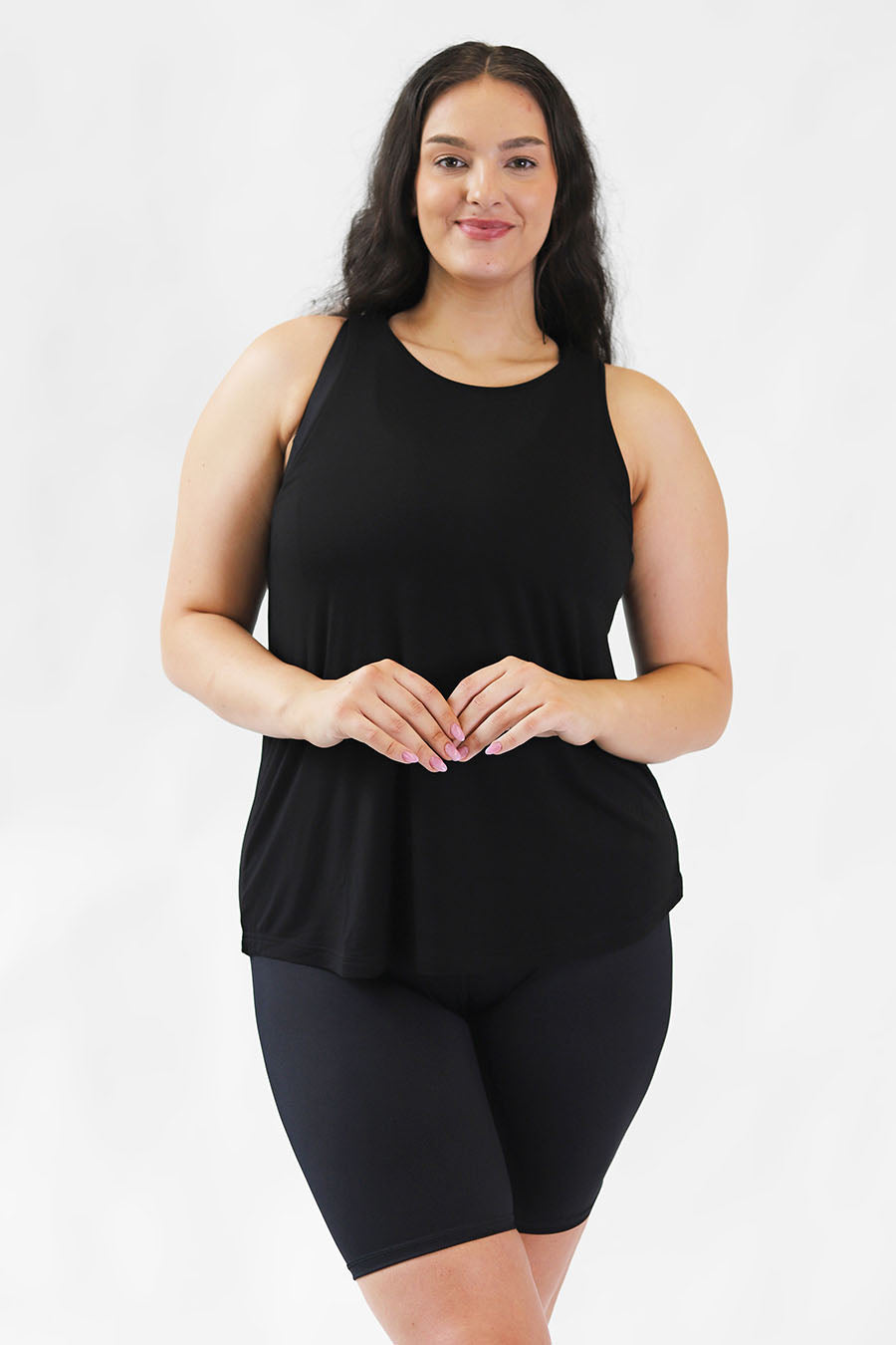 Classic Black Bamboo Singlet for Men & Women - Soft & Breathable Summer Tank Top - Gym, Yoga, Lounge & Casual Wear