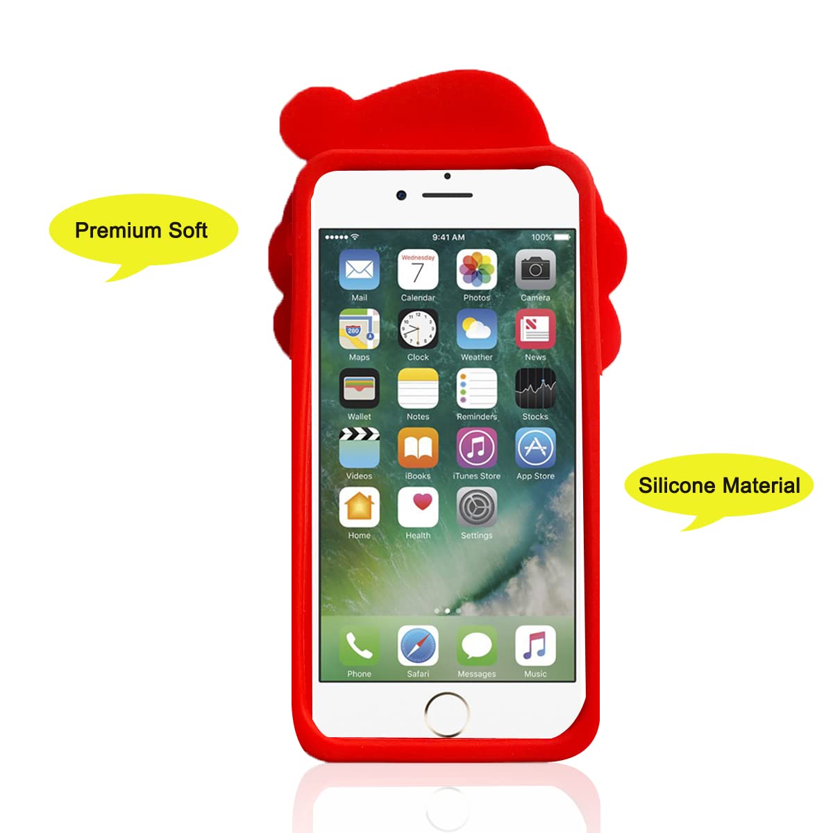 Santa Claus Pop it Phone Case for iPhone 7/8/SE/6S/6 4.7