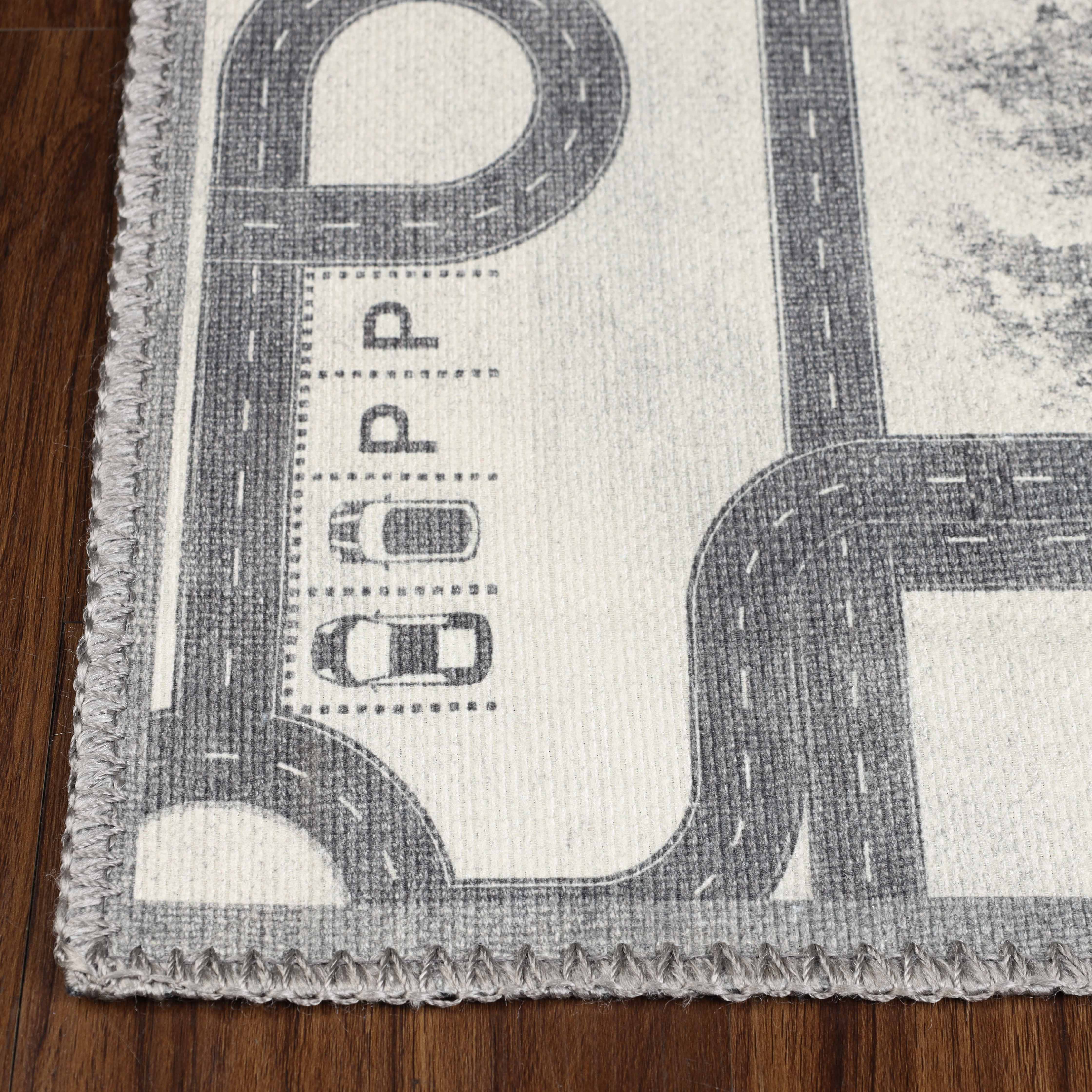 Non-Slip Kids Playroom Rug - Washable Nursery Carpet for Indoor Use | Safe Play Area Mat for Toddlers & Children | Perfect for Daycare, Bedroom, and Playroom Flooring