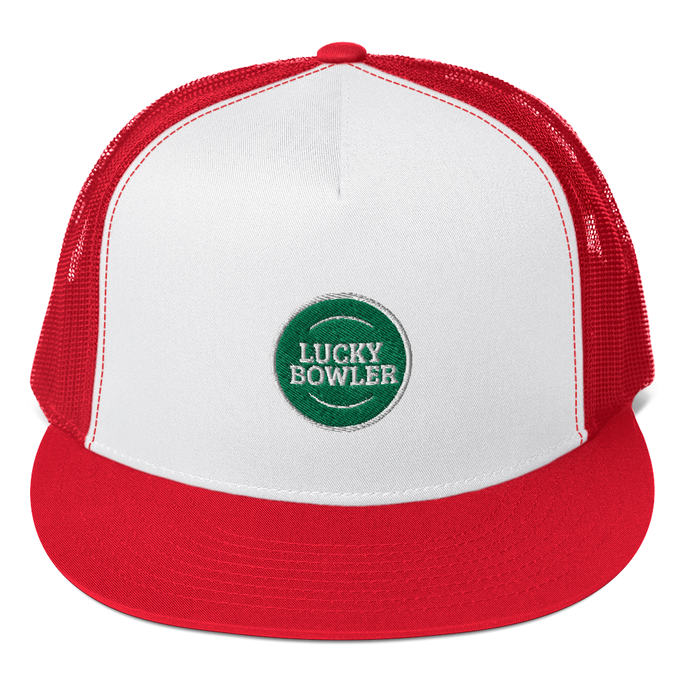Lucky Bowler Trucker Hat - Stylish Adjustable Baseball Cap for Men & Women - Perfect for Outdoor Activities, Sports, and Casual Wear