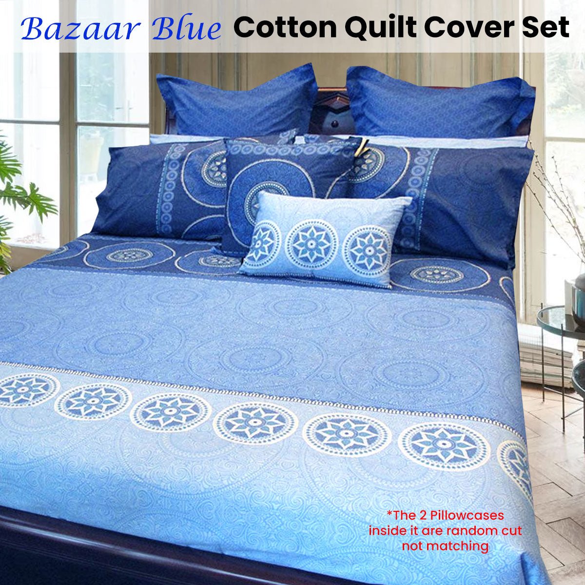 Luxury Hotel-Style Quilt Cover Set King Size - Soft Blue Bedding for Ultimate Comfort | Perfect for Master Bedrooms & Guest Rooms