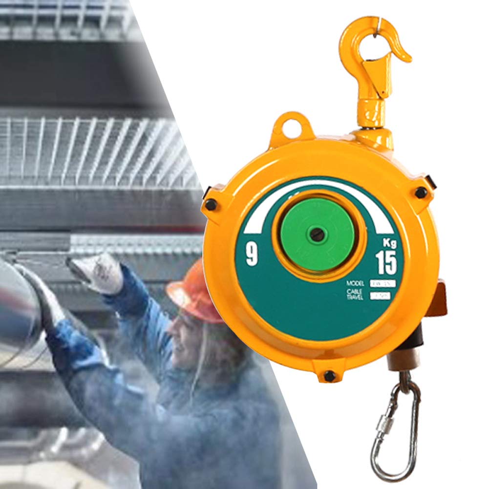 Heavy Duty Spring Balancer - Adjustable Self-Locking Tool Holder for Factory & Workshop Use | Retractable Tool Balancer with CE Certification | Ideal for Assembly Lines, Automotive Repair & Industrial Maintenance
