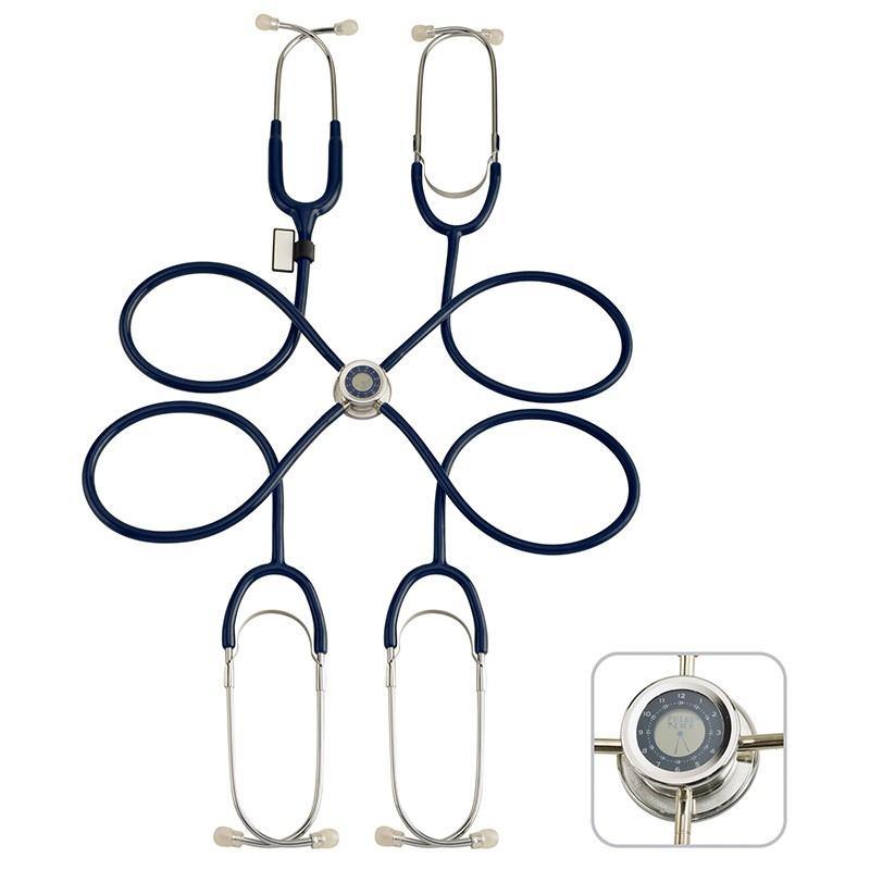 Pulse Time® Professional Teaching Stethoscope - Dual Head Chestpiece for Medical Students & Nurses - Ideal for Classroom Training & Clinical Practice