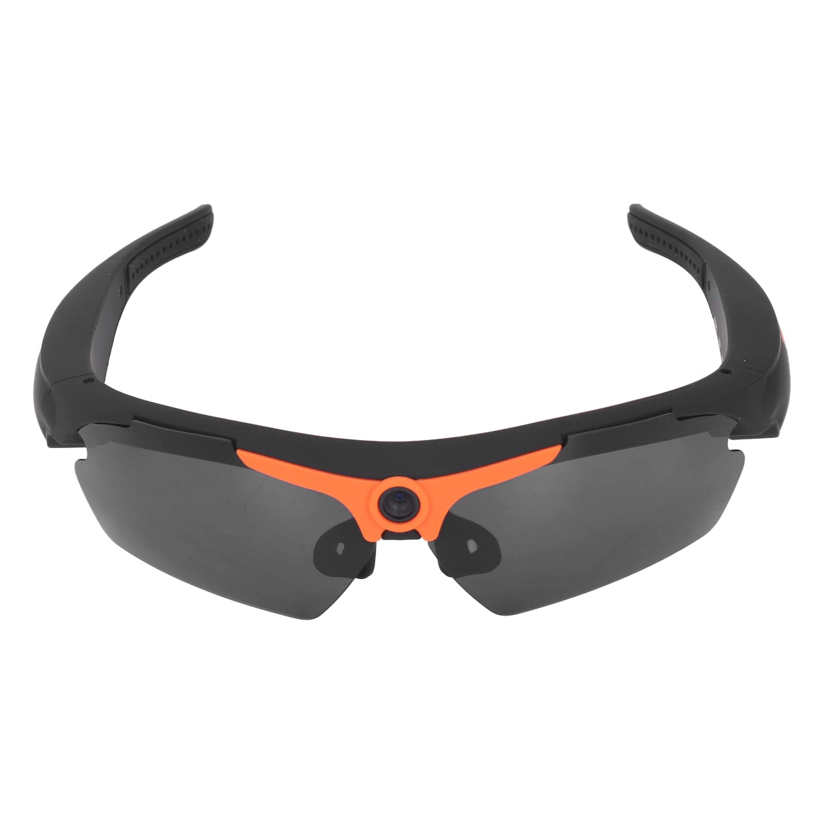 ASHATA 1080P HD Video Recording Camera Glasses - Full HD Sunglasses with 256GB Support for Cycling, Driving, Hiking, Fishing & Hunting - Perfect for Outdoor Adventures & Hands-Free Recording (Orange)