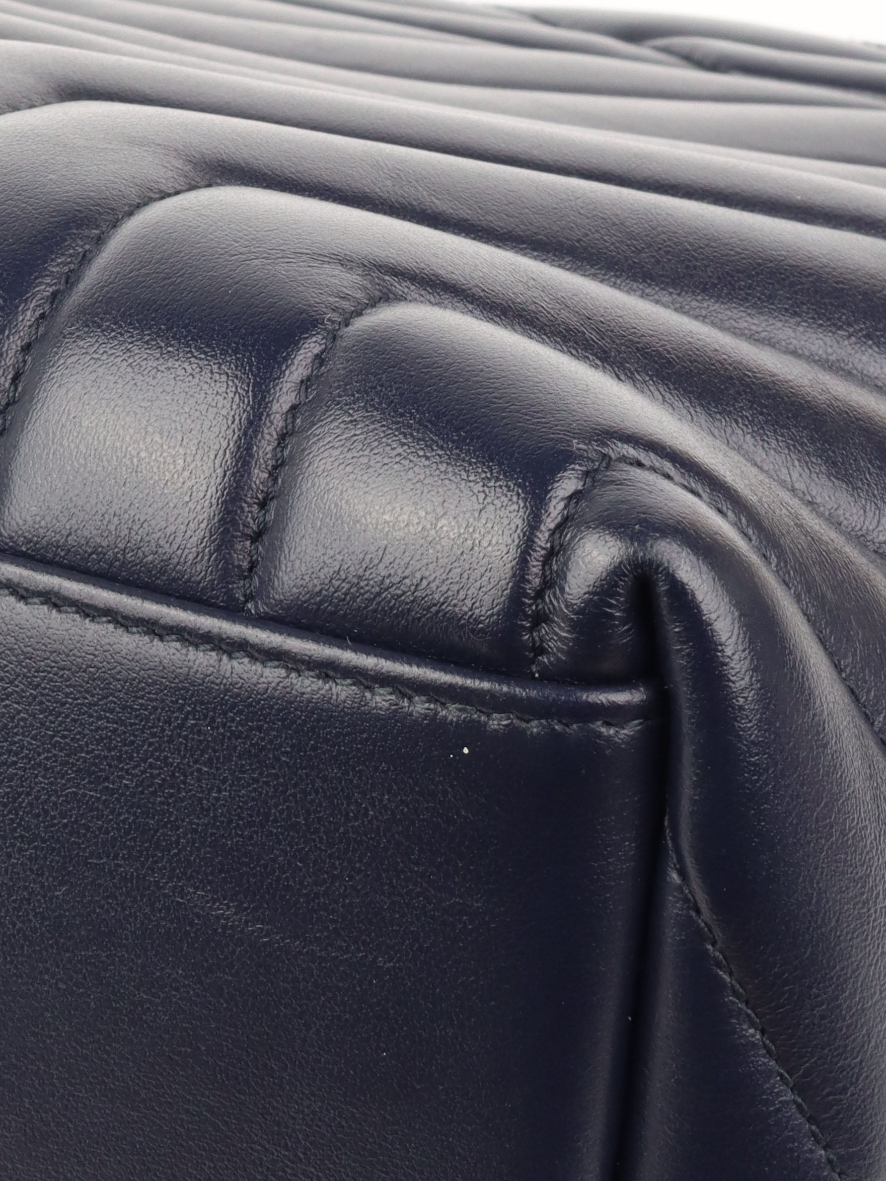 Saint Laurent Medium Navy Loulou Bag - Luxury Designer Shoulder Handbag for Women | Perfect for Work, Evening Events & Travel Accessories