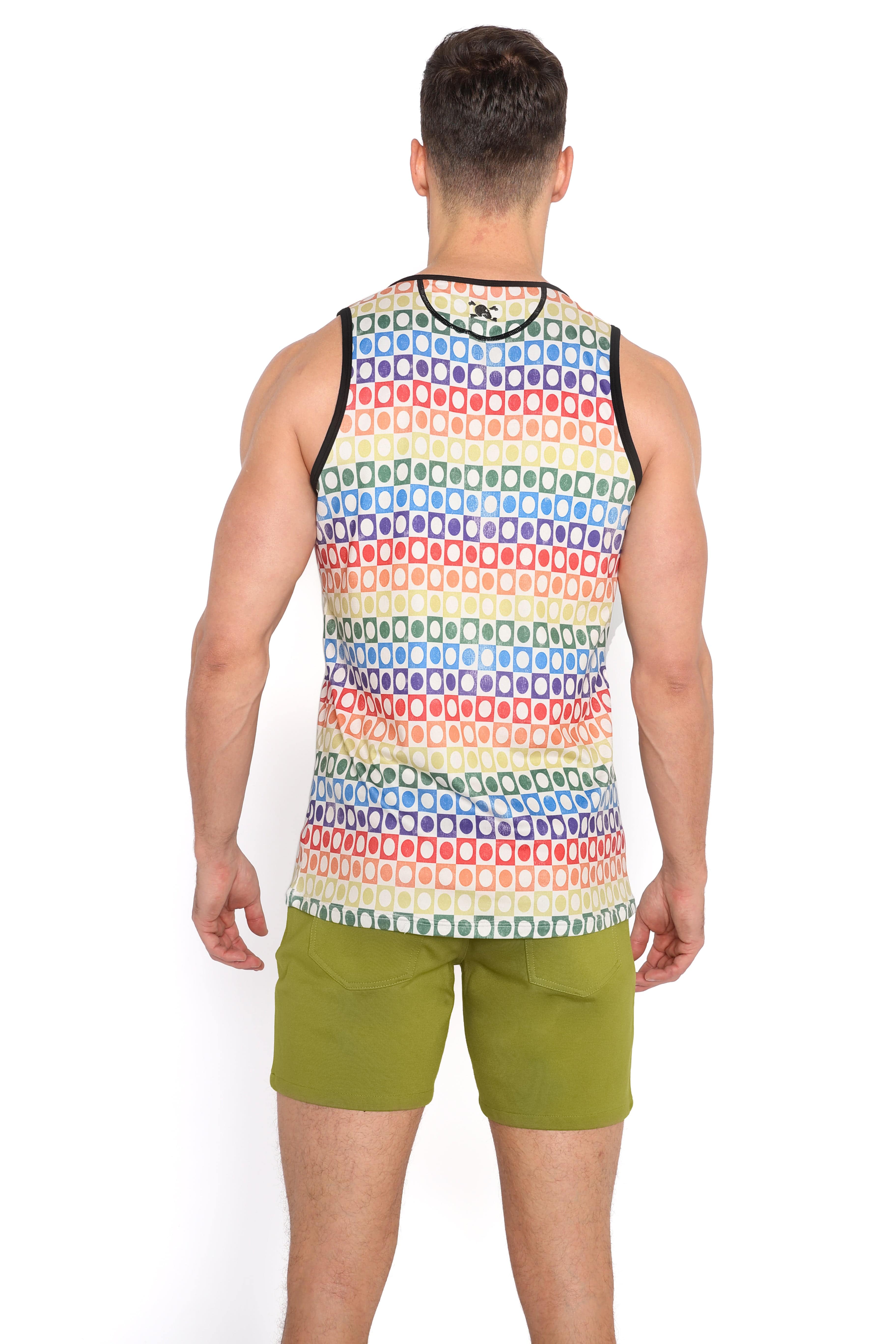 Green Logo Knit Stretch Shorts - Comfortable Casual Wear for Men & Women | Perfect for Gym, Lounge, and Everyday Use