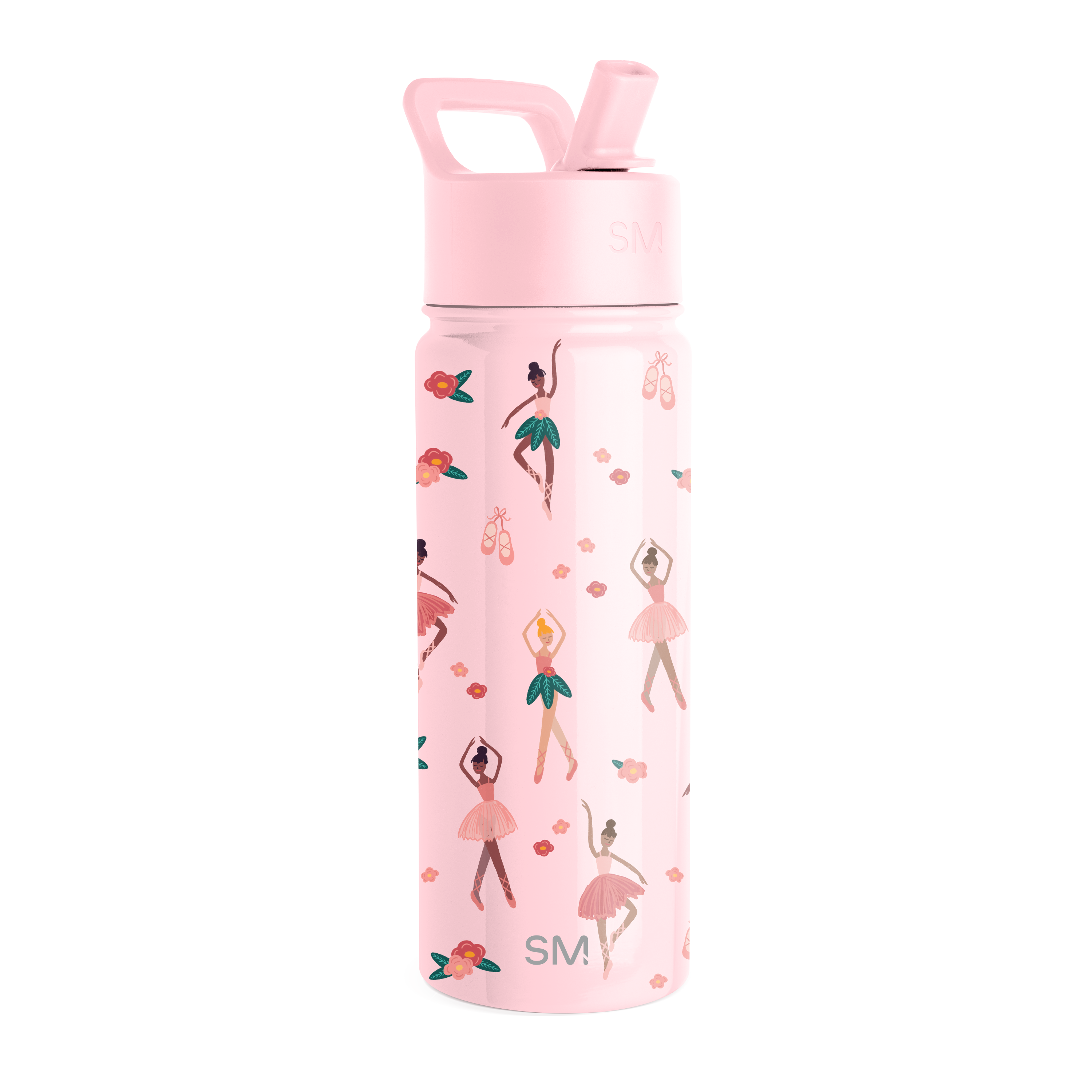 Summit Kids Water Bottle with Straw Lid - BPA Free, Leak Proof, Insulated Stainless Steel Bottle for School, Sports & Outdoor Activities