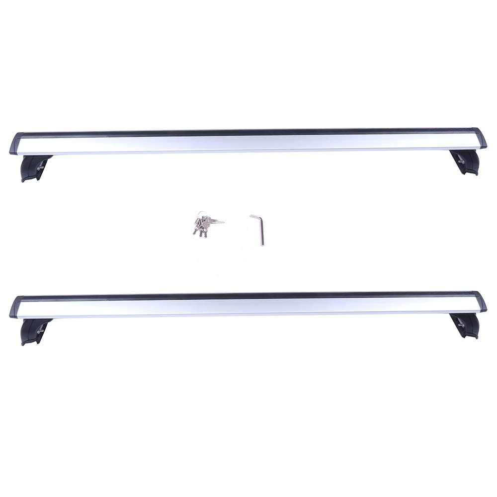 OCPTY Universal Roof Rack Cross Bars for Audi Q5 (2009-2016) & Q7 (2007-2016) - Heavy Duty Rooftop Cargo Carrier for Luggage, Kayak, Canoe, Bike, Snowboard & Ski | Perfect for Road Trips, Camping & Outdoor Adventures
