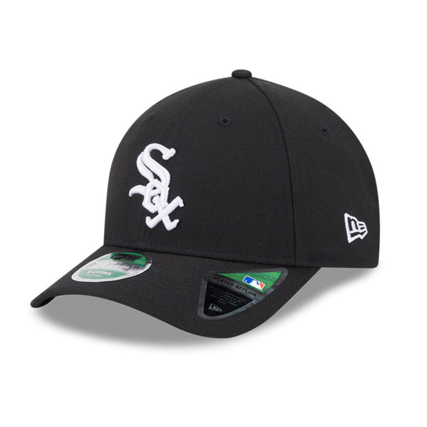 New Era 9Forty MLB Chicago White Sox Snapback Adjustable Baseball Cap - Black | Official Licensed Hat for Baseball Games, Sports Fans & Streetwear Fashion