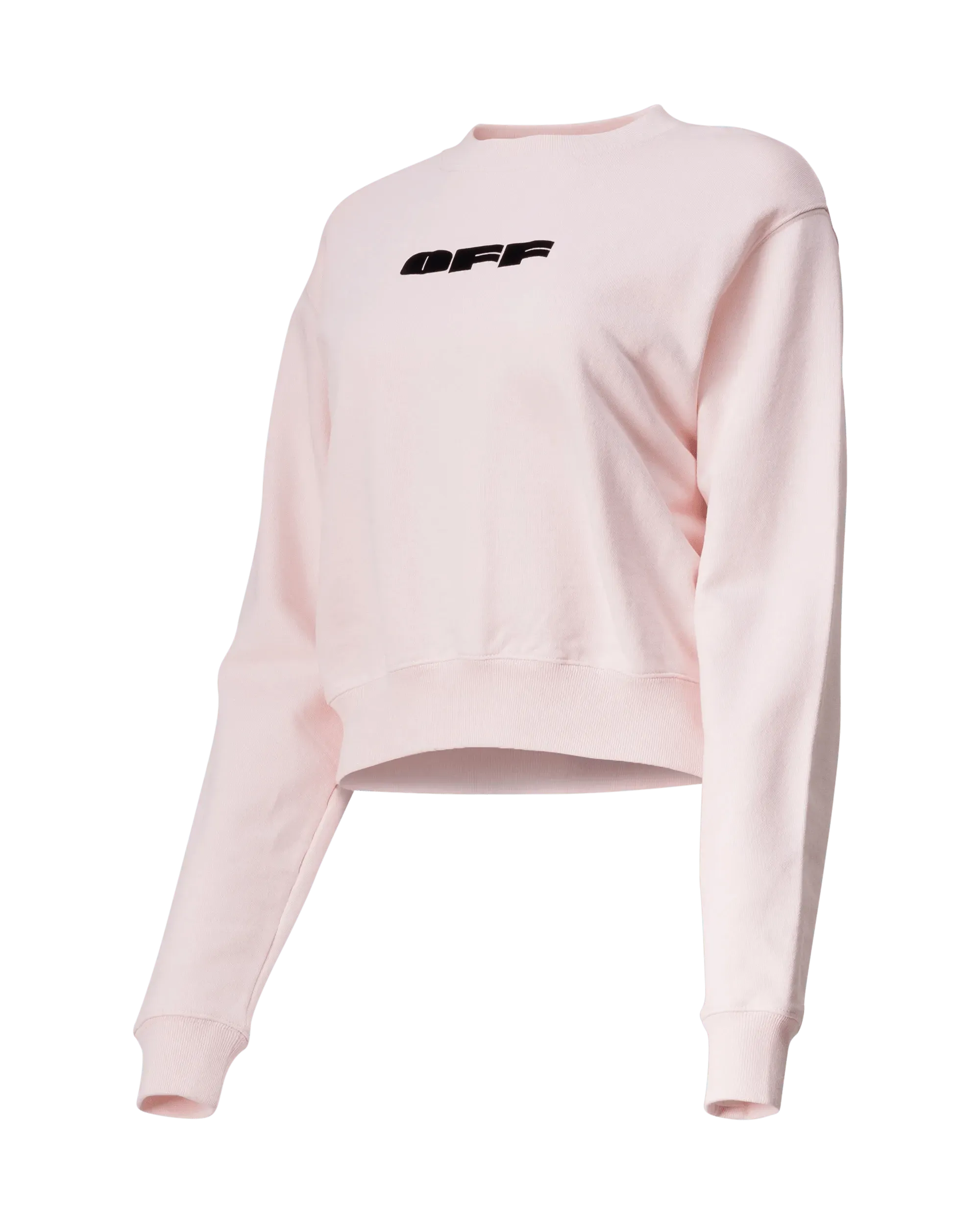 OFF Bold Flock Cropped Sweatshirt - Trendy Women's Pullover for Casual Wear & Street Style Fashion | Perfect for Outfits, Layering & Everyday Comfort