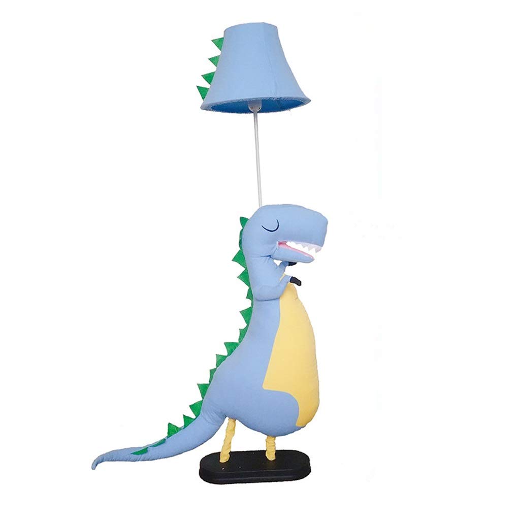 Creative Handmade Dinosaur Floor Lamp - Fabric Animal Standing Light for Kids Room, Living Room & Bedroom | Decorative Indoor Lighting for Playroom, Nursery & Home Decor