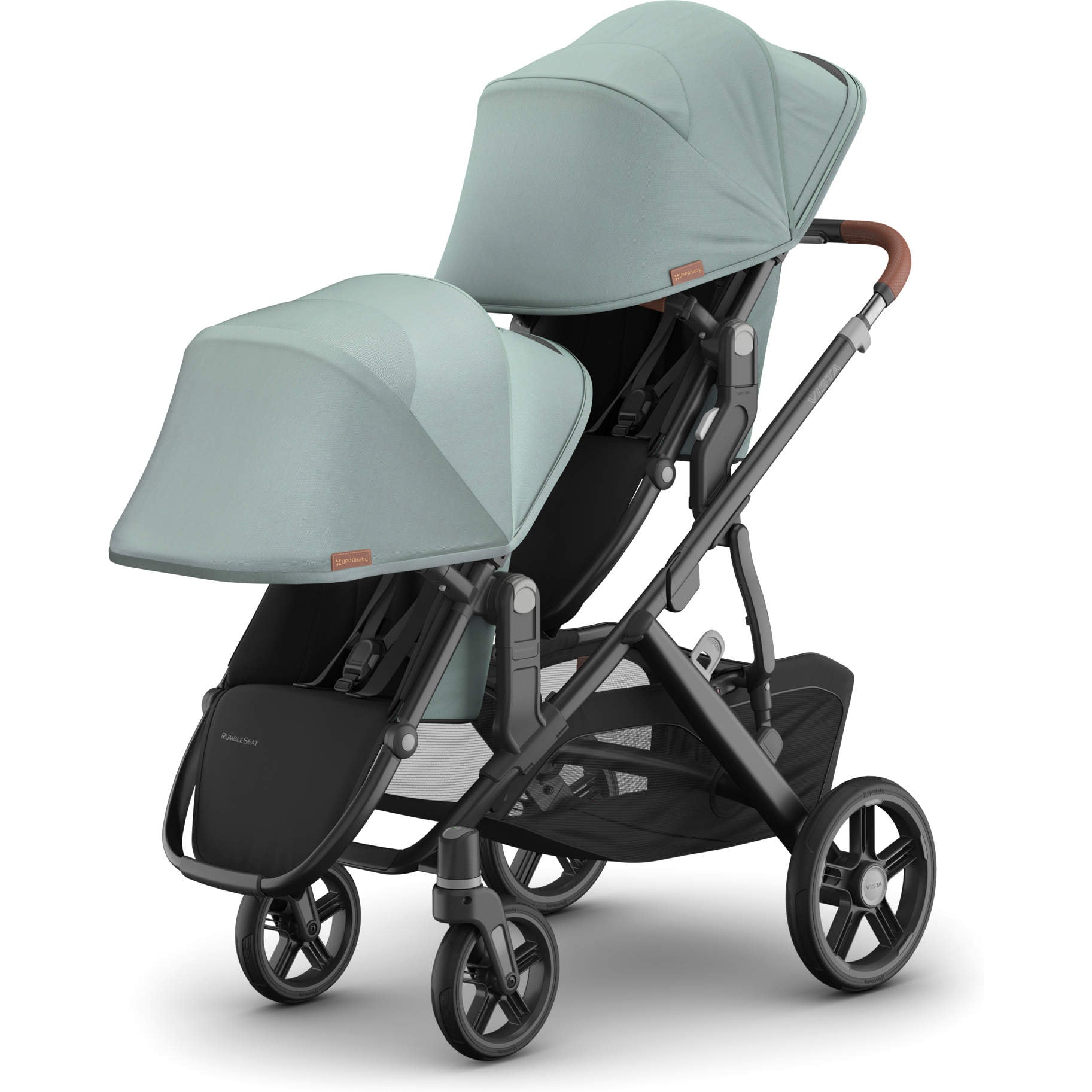 UPPAbaby Vista RumbleSeat V3 - Double Stroller Seat Attachment for Twins & Siblings | Compatible with Vista Strollers | Perfect for Shopping, Travel & Daily Walks