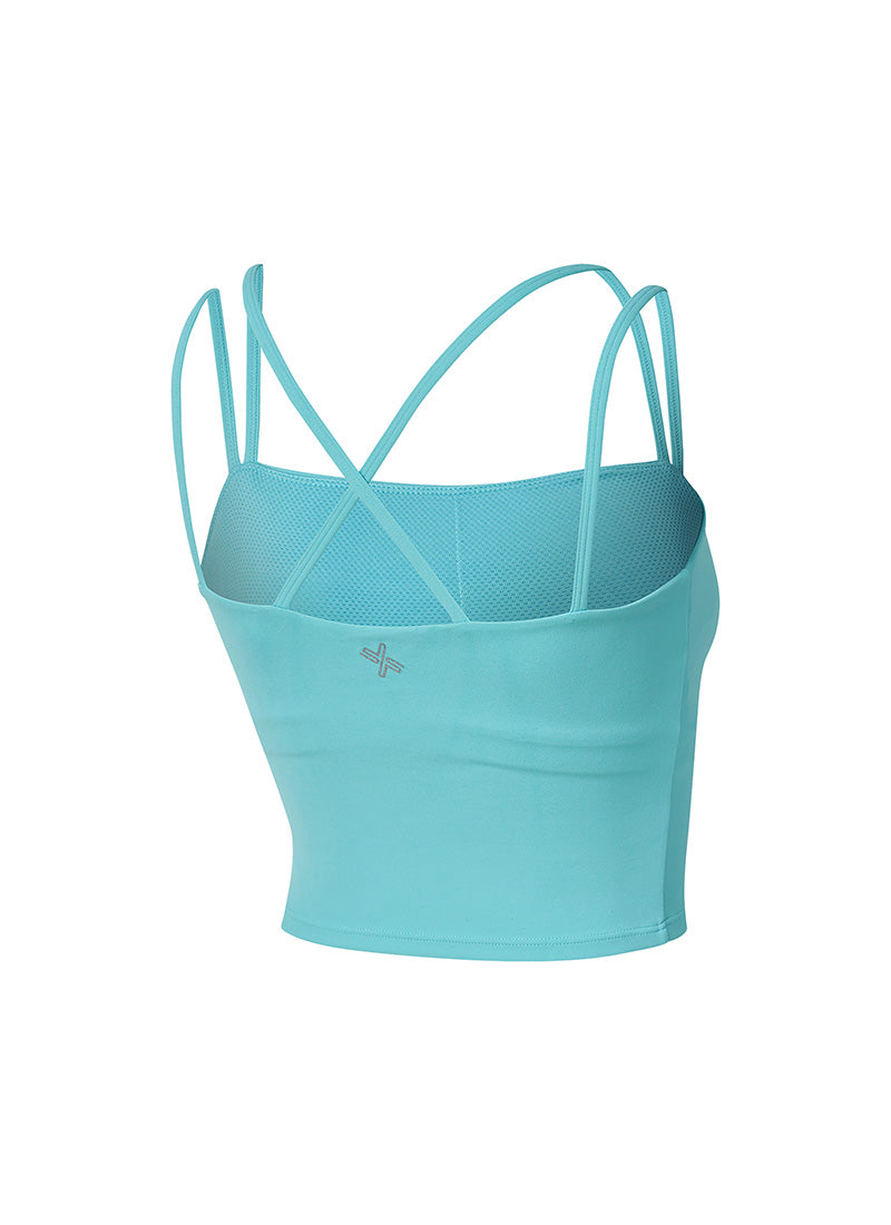 Black Label Power Rise Double Strap Sports Bra - High Support Workout Top for Running, Yoga & Gym