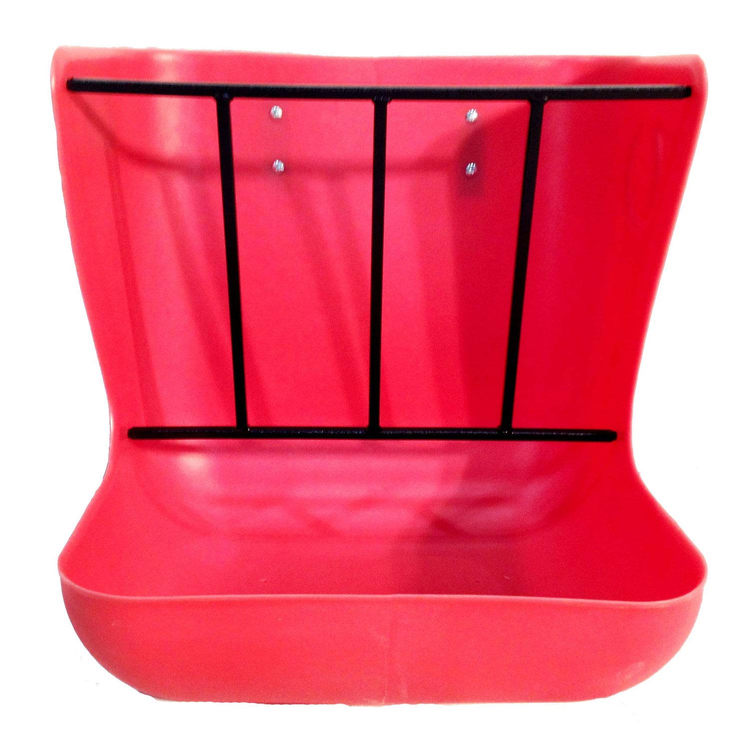High Country Plastics Hanging Wall Feeder for Horses - Durable Outdoor Animal Feed Trough for Stable, Barn, or Pasture Use