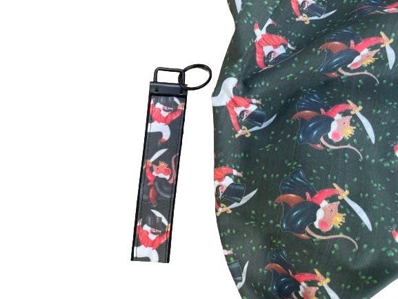 Nutcracker Battle Keychain Wristlet - Christmas Themed Keychain for Backpacks, Gifts & Holiday Decor | Perfect for Christmas Parties, Stocking Stuffers & Nutcracker Collectors