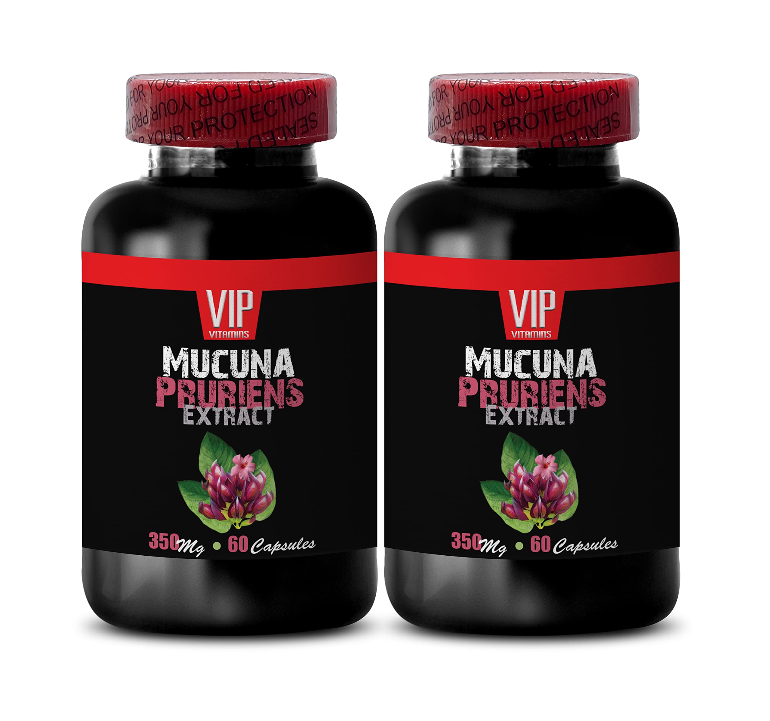Mood and Stress Relief Supplements - Organic Mucuna Pruriens Extract (Velvet Bean) - 120 Capsules - Natural Dopamine Booster for Anxiety, Focus & Relaxation - Perfect for Daily Stress Management & Mental Clarity