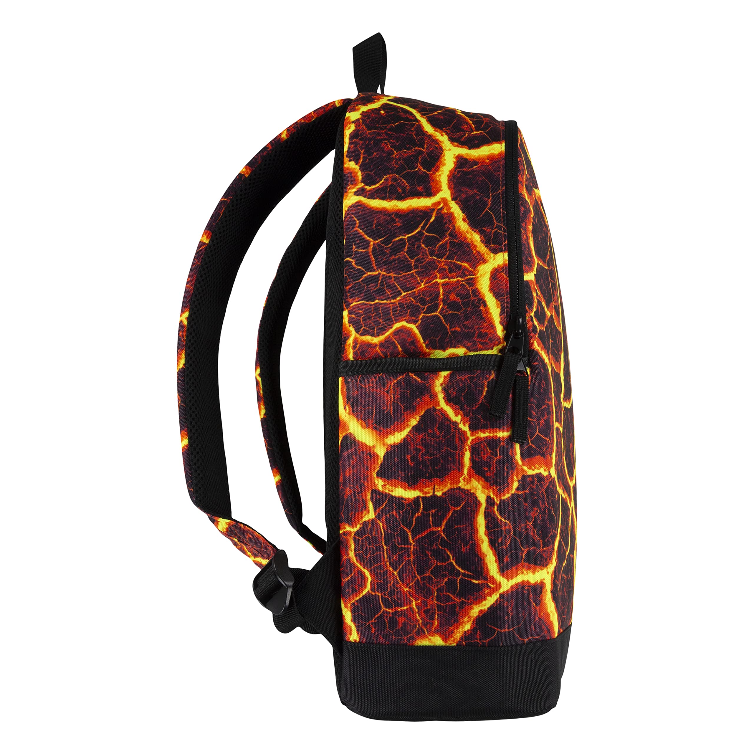 Hurley Men's Graphic Backpack - Stylish Lava Print College School Bag for Travel, Gym & Everyday Use