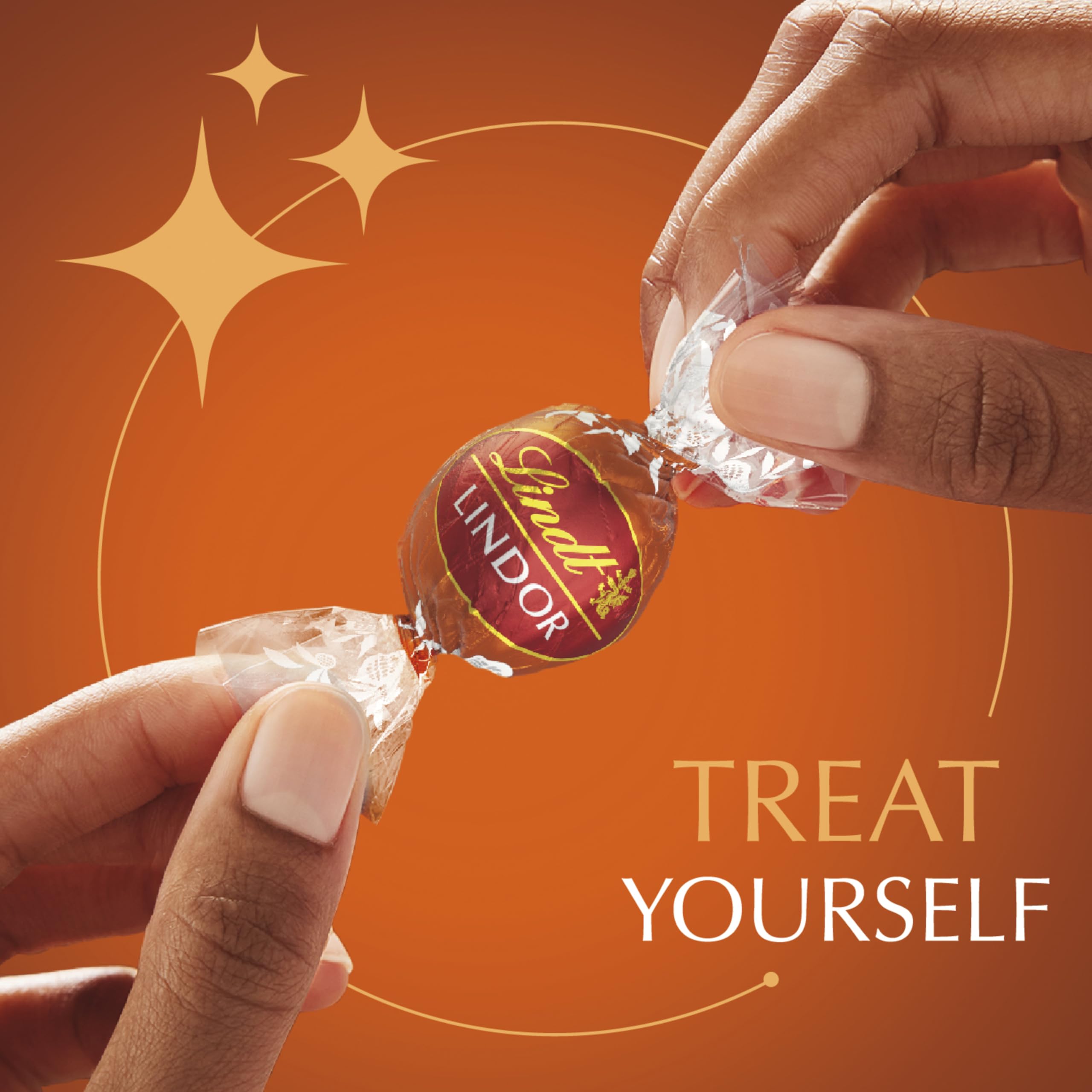 Lindt LINDOR Almond Butter Milk Chocolate Truffles - Creamy Almond Filling in Smooth Milk Chocolate - 60 Count (25.4 oz) - Perfect for Gifts, Parties & Sweet Treats