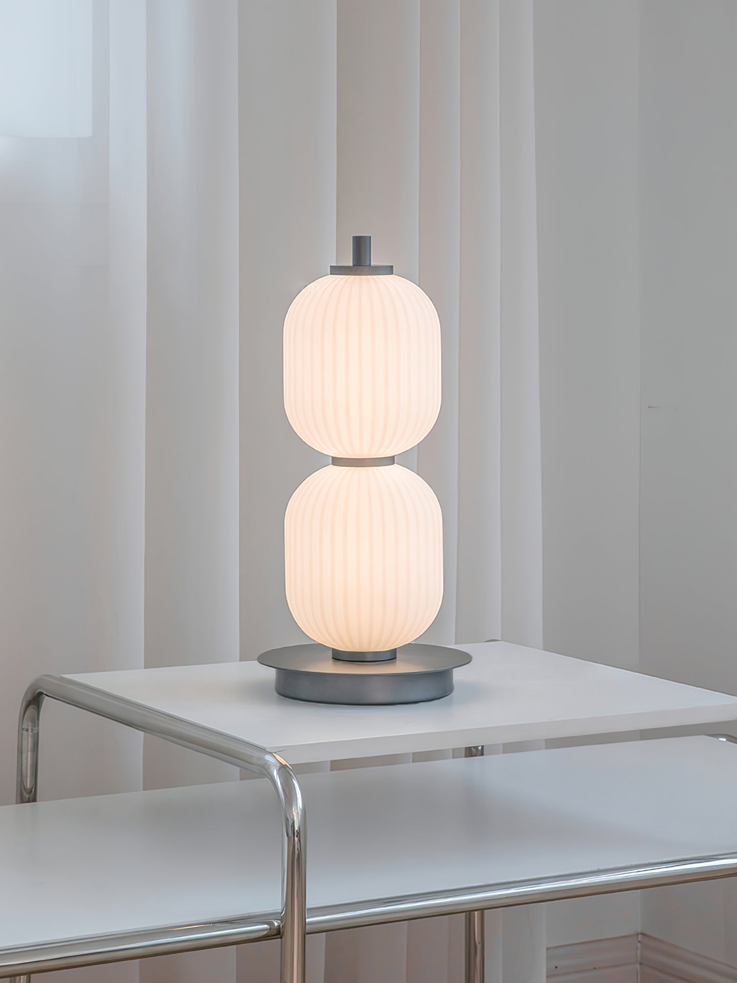 Modern Collier Table Lamp - Adjustable LED Desk Light for Home Office, Bedroom & Study - Warm White & Cool White Light Modes for Reading, Working & Relaxing