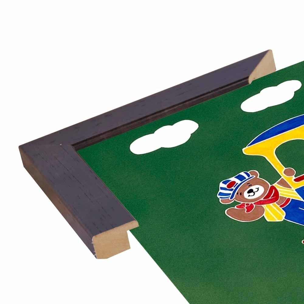 BearRy Happy Conductors SHERAS68808 Print 21x28.25 by Shelly Rasche - Vibrant Wall Art for Kids Room, Nursery Decor & Playroom Aesthetics