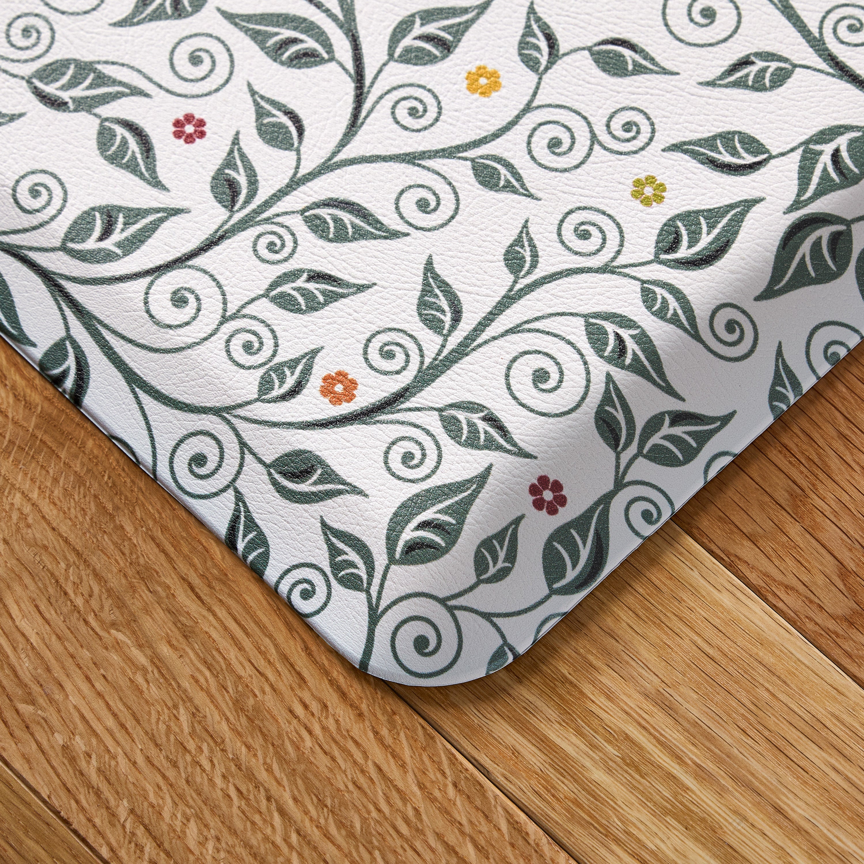Premium Anti-Fatigue Kitchen Mat with Skull & Vine Design - Non-Slip Comfort Floor Mat for Standing Long Hours - Perfect for Cooking, Baking & Dishwashing in Home Kitchen
