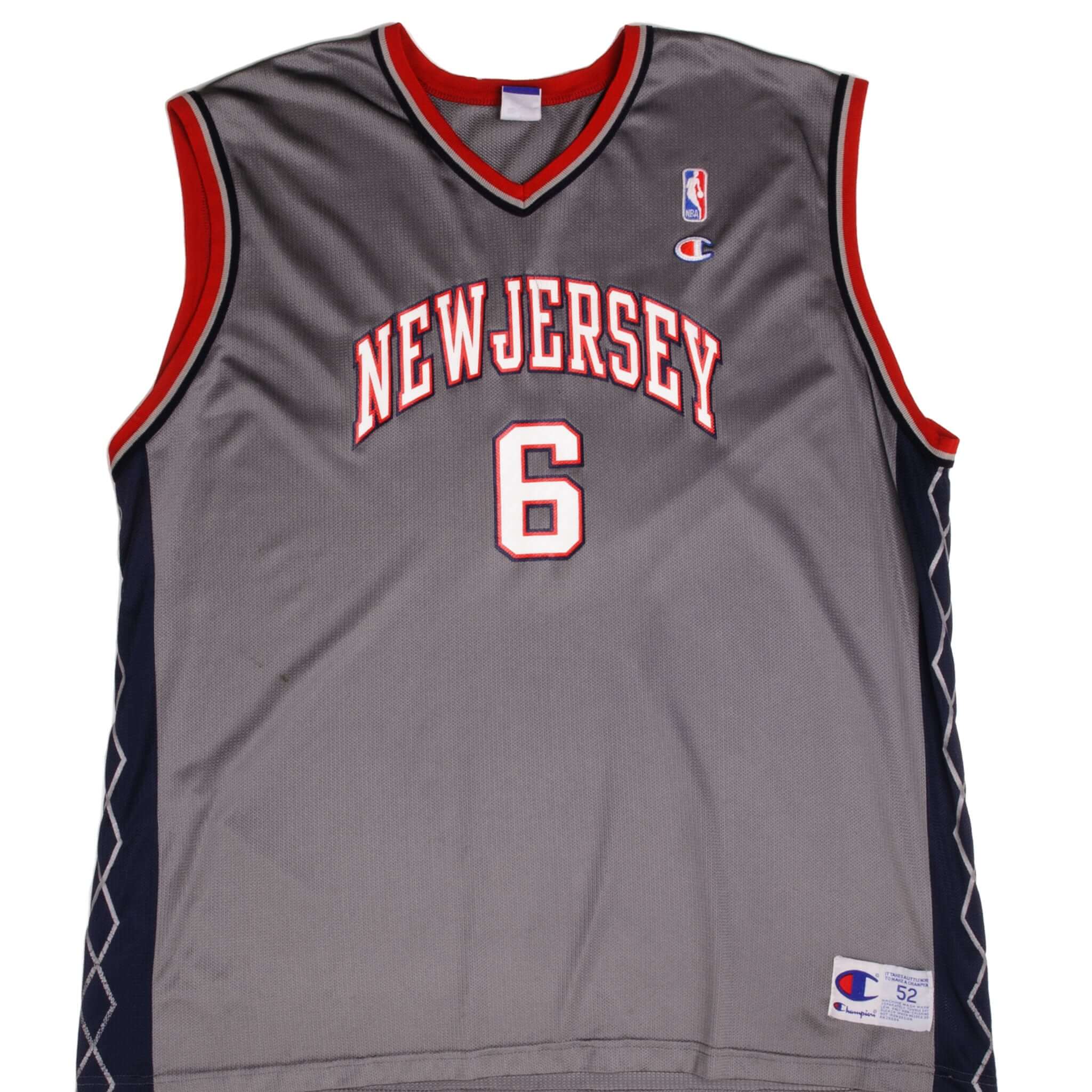 Vintage Champion NBA New Jersey Nets Kenyon Martin Basketball Jersey 2000s - Size 2XL - Authentic Throwback Jersey for NBA Fans & Collectors - Perfect for Game Day, Sports Events & Retro Fashion