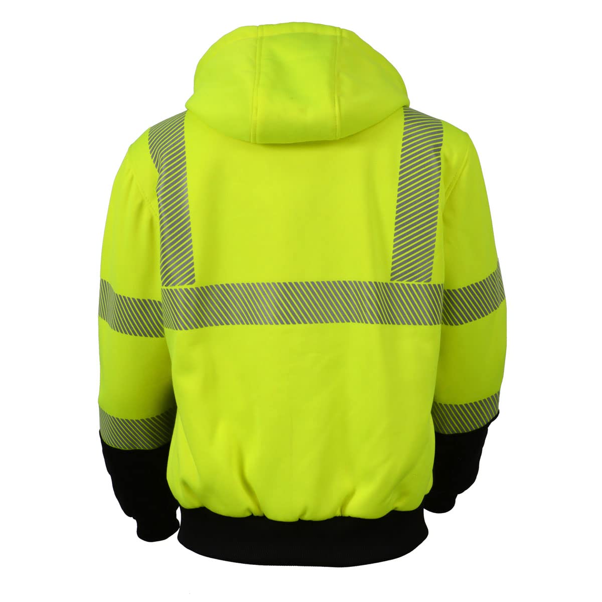 Nexgen Heat MPL2773SET Women's Heated Hoodie - High Visibility Reflective Zipper Jacket with Battery Pack - Perfect for Outdoor Work, Winter Sports & Cold Weather Activities
