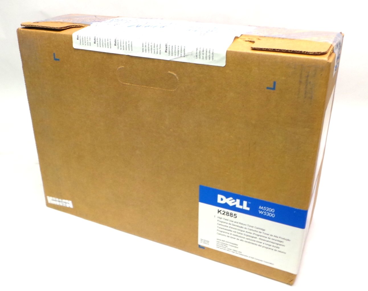 Genuine Dell OEM K2885 High Yield Black Toner Cartridge (18K Yield) - Compatible with Dell M5200N & W5300N Printers - Ideal for Office, Home & High-Volume Printing Needs