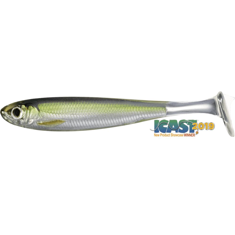 Live Target Slow Roll Shiners - Premium Fishing Lures for Bass & Walleye - Realistic Baitfish Design for Freshwater & Saltwater Fishing - Perfect for Casting, Trolling & Ice Fishing