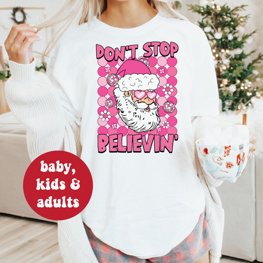 Don't Stop Believing Graphic T-Shirt for Men & Women - Multiple Colors Available - Casual Wear, Concerts & Motivational Outfits