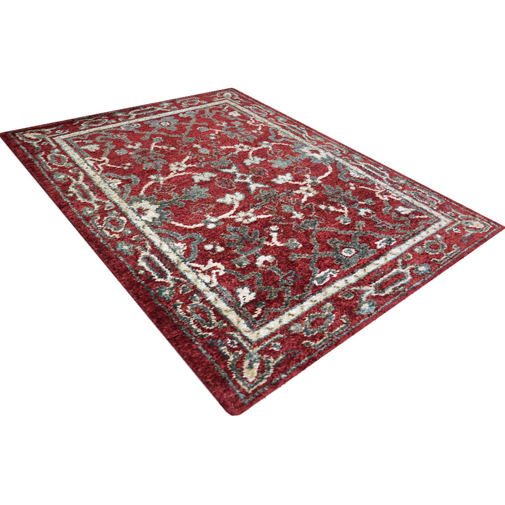 Sultaroma Hand Knotted Rug - Premium Handmade Wool Area Rug for Living Room, Bedroom - Non-Slip Traditional Persian Design Carpet for Home Decor