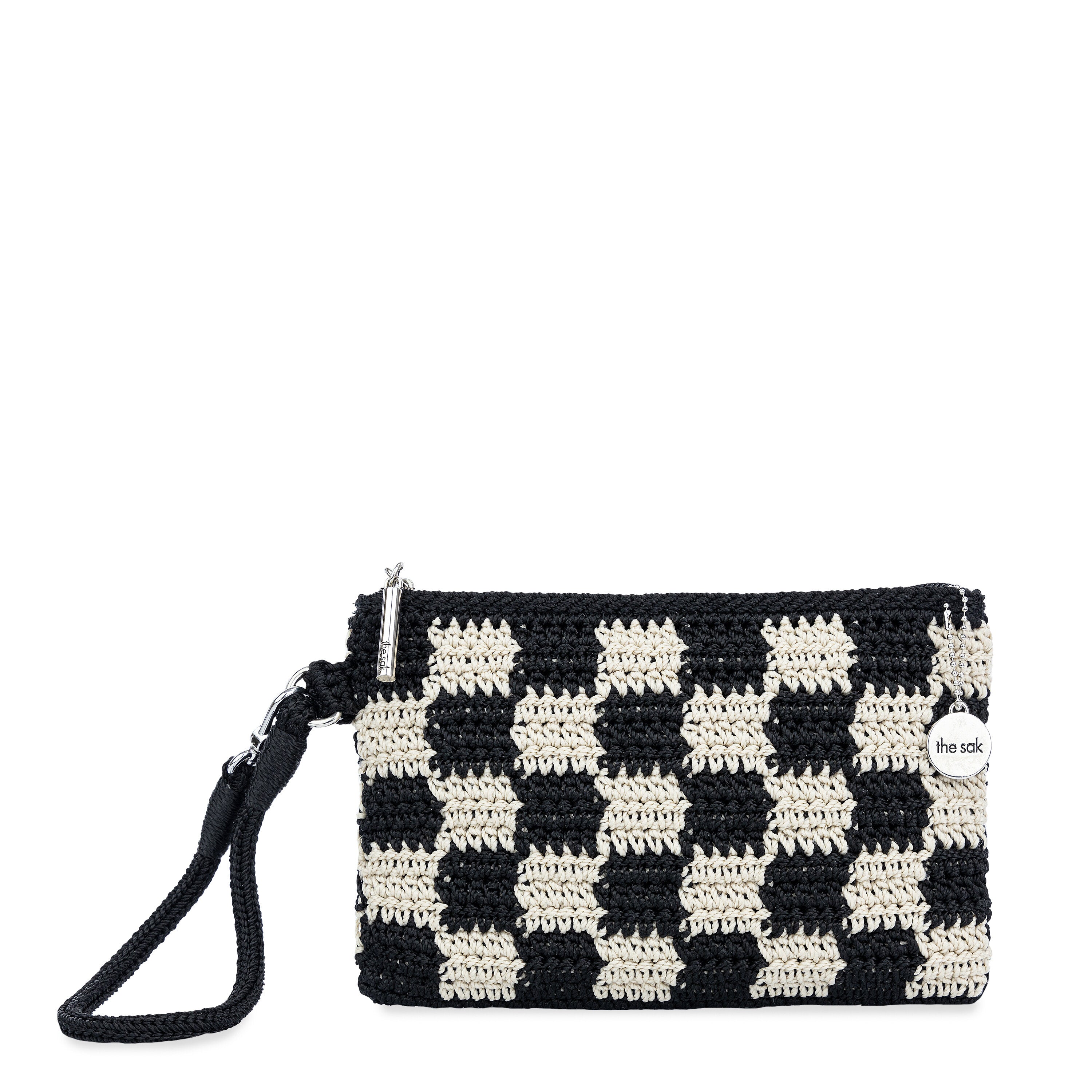 Hand Crochet - Black Check