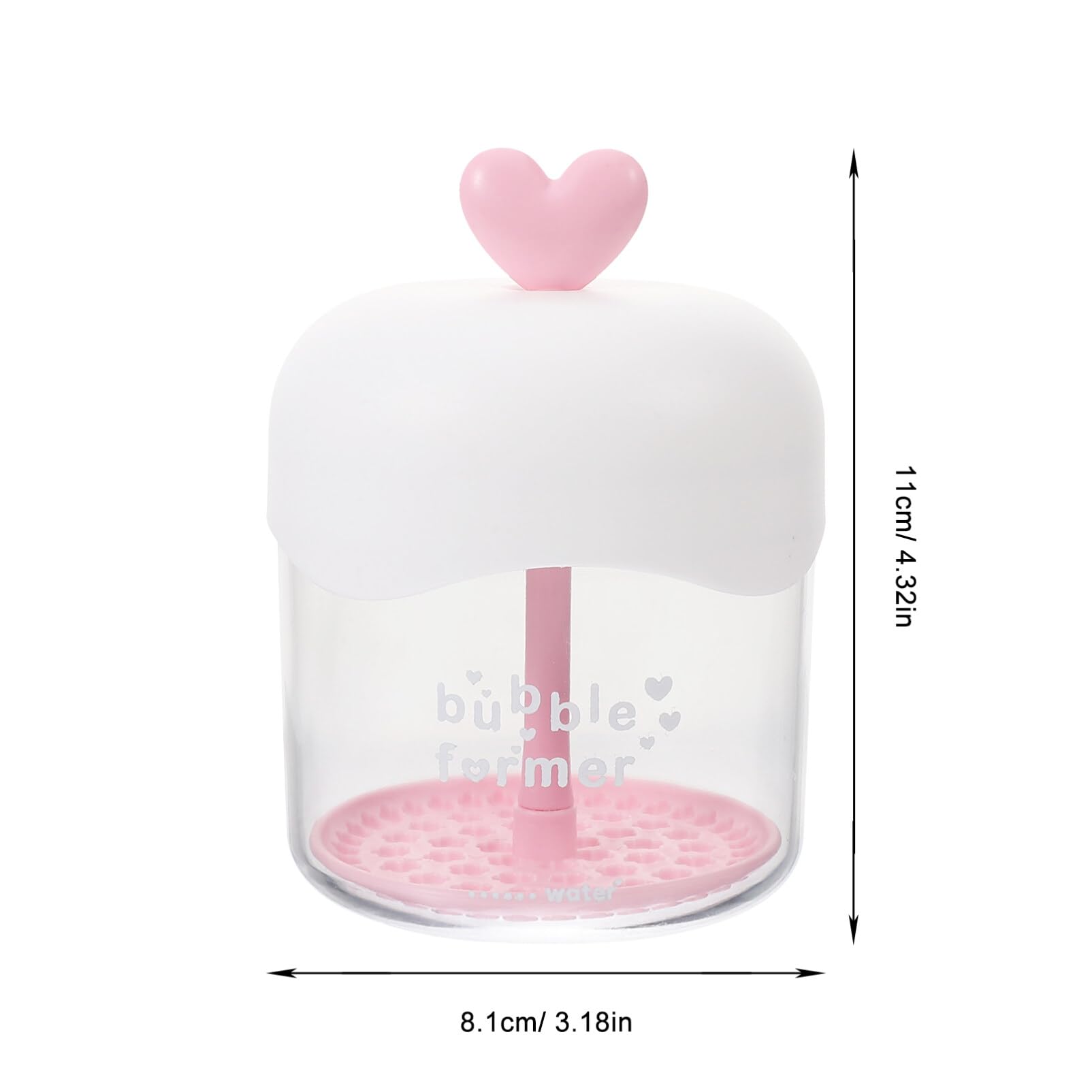 IPETBOOM Bubble Foam Maker - Face Wash Foamer & Marshmallow Maker for Deep Skin Cleansing | Pink Skincare Tool for Gentle Cleansing & Spa-like Experience at Home