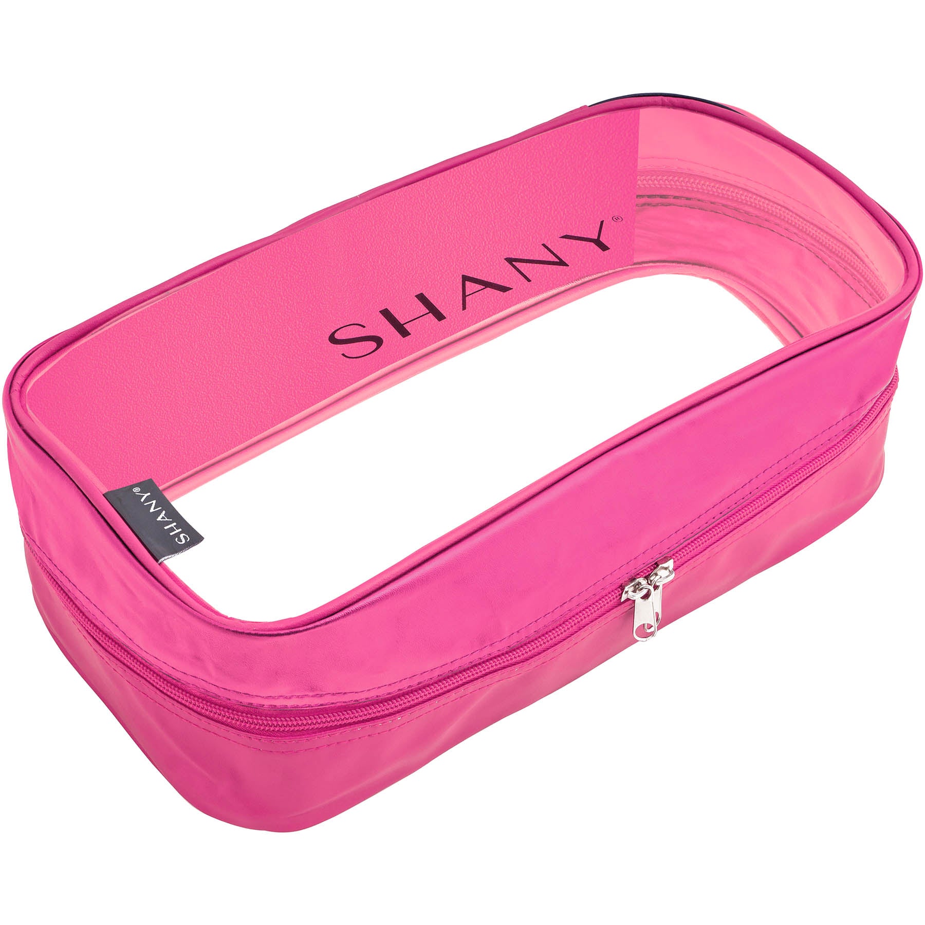 Clear PVC Medium Cosmetics Organizer Bag - Waterproof Travel Makeup Pouch for Toiletries, Brushes & Skincare - Perfect for Home, Gym, Vacation & Airplane Carry-On