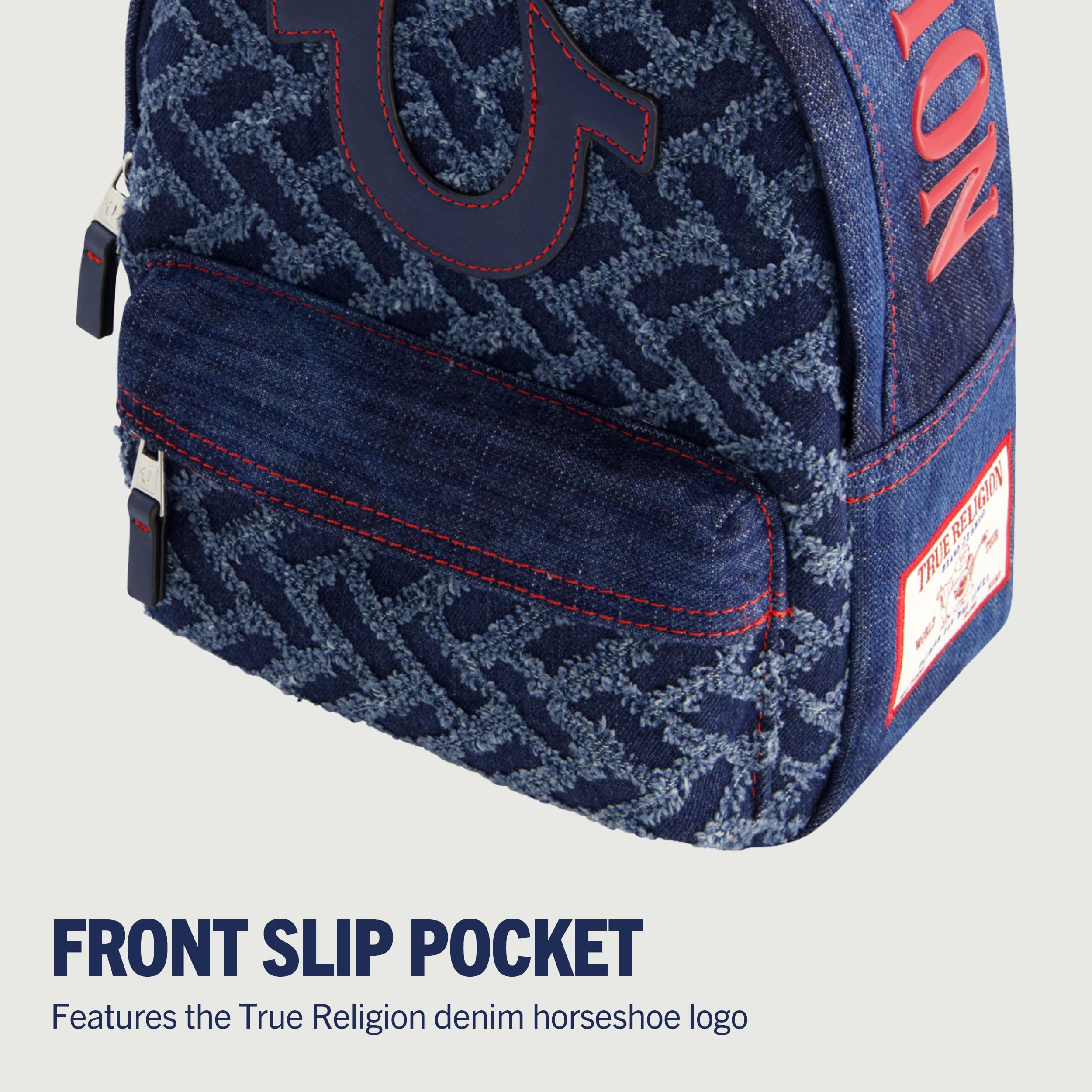 True Religion Mini Backpack for Men & Women - 11