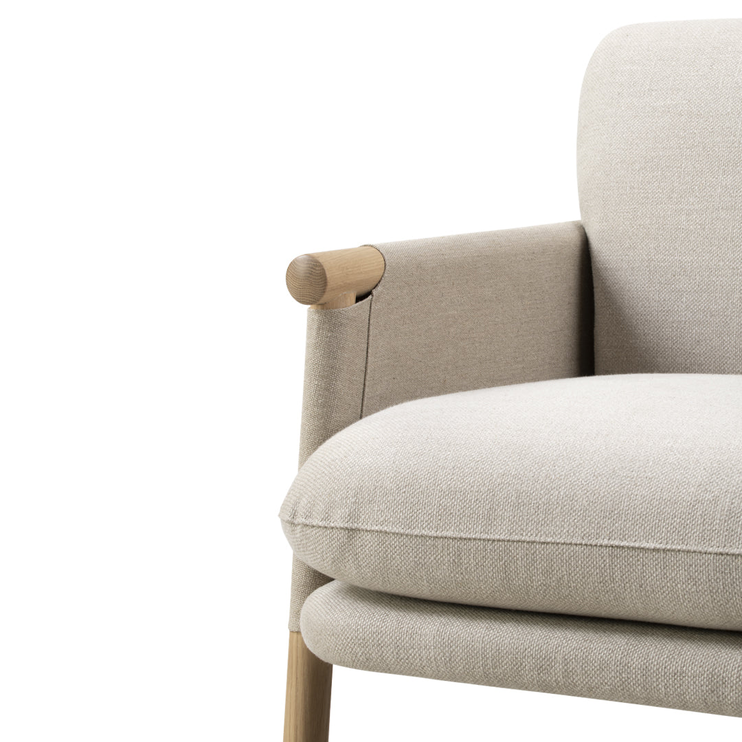 Erik Jorgensen Savannah Petite Lounge Chair - Modern Compact Lounge Chair for Small Spaces - Perfect for Apartments, Living Rooms & Reading Nooks