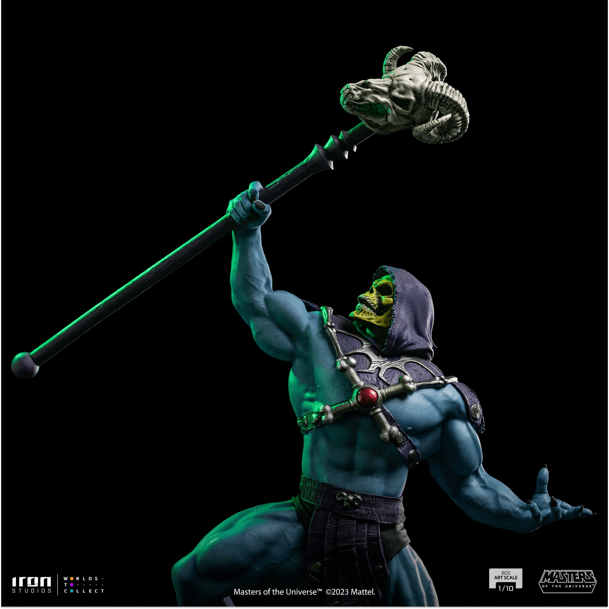 Iron Studios Masters of the Universe Skeletor BDS Art Scale 1/10 Statue - Premium Collectible Figure for Display & Home Decor