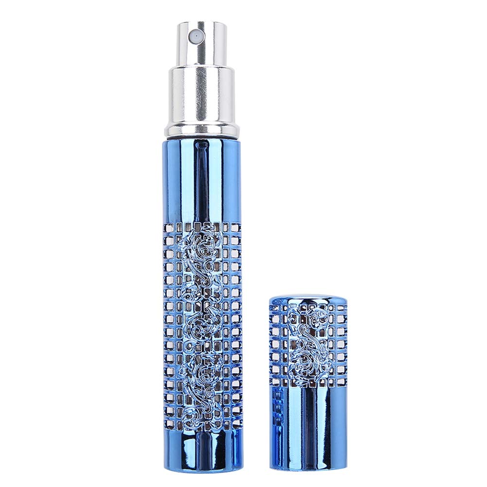 5ml Empty Refillable Perfume Spray Bottle - Portable Travel Essential Oil Atomizer for Women & Men (Blue) | Perfect for DIY Fragrances, Gym Bag & Purse Organizer