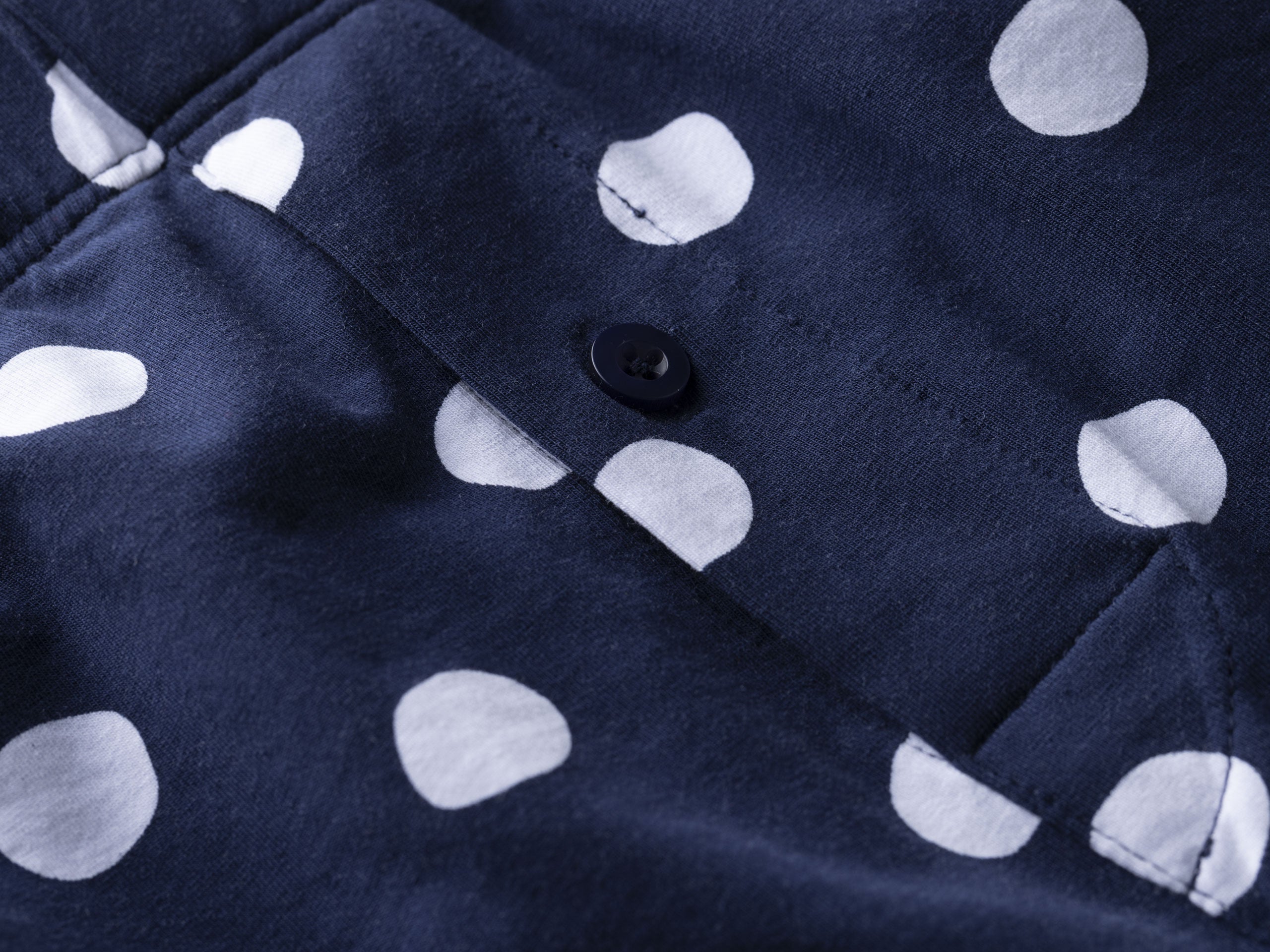 Slim Fit Boxer Briefs for Men - Navy Blue with Hand-Drawn Dots | Soft Comfortable Underwear for Daily Wear, Workout & Lounge | Premium Cotton Boxer Shorts