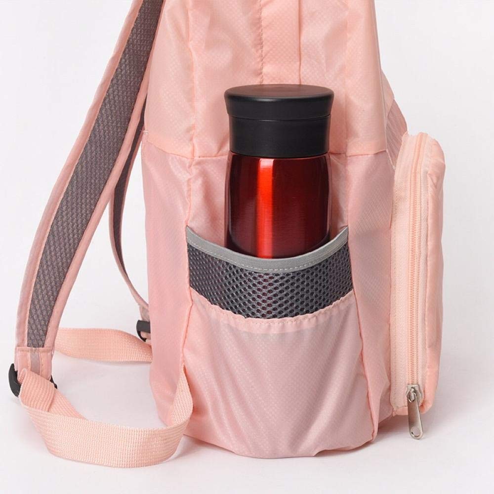 Large Capacity Foldable Travel Backpack - Lightweight Multifunctional Carry-On Backpack for Hiking, Camping & Daily Use - Black