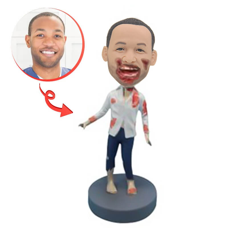 Personalized Halloween Man Bobblehead - Unique Custom Bobblehead Doll for Halloween Decorations, Gifts & Party Favors | Perfect for Home Decor, Office Desk & Collectibles
