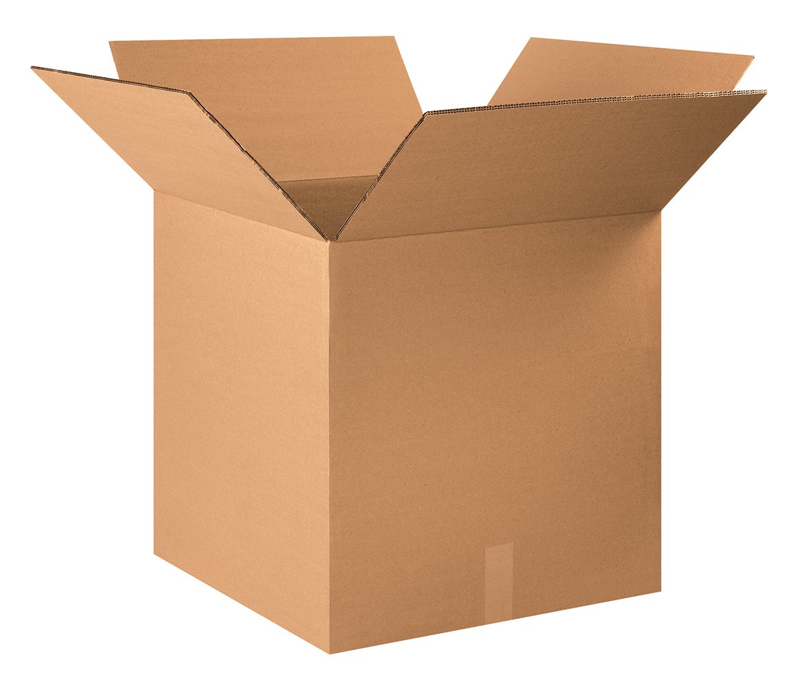 Aviditi HD222222DW Heavy-Duty Double Wall Corrugated Cardboard Box 22x22x22 Inches, Kraft Brown, for Shipping Packing & Moving - Pack of 10 | Storage, Moving Supplies & Home Organization