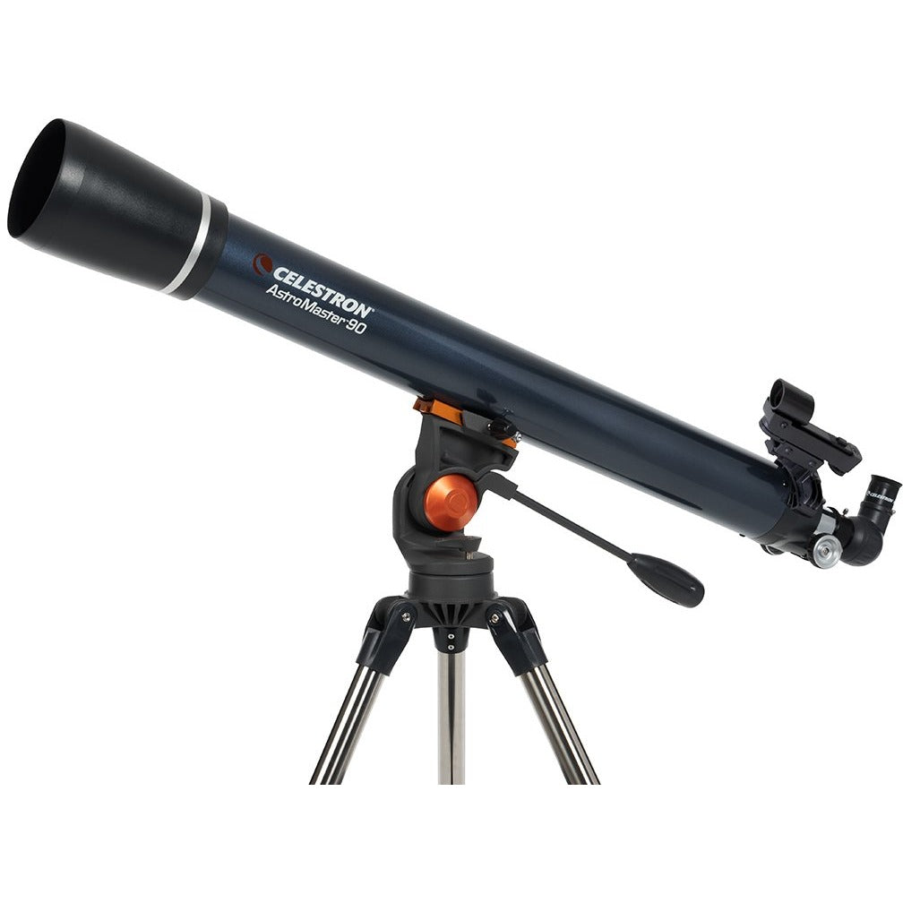 AstroMaster 90AZ Telescope - Refractor Telescope for Adults & Beginners, 90mm Aperture, Portable Astronomy Equipment for Stargazing, Moon & Planet Viewing - Perfect for Backyard, Camping & Outdoor Adventures