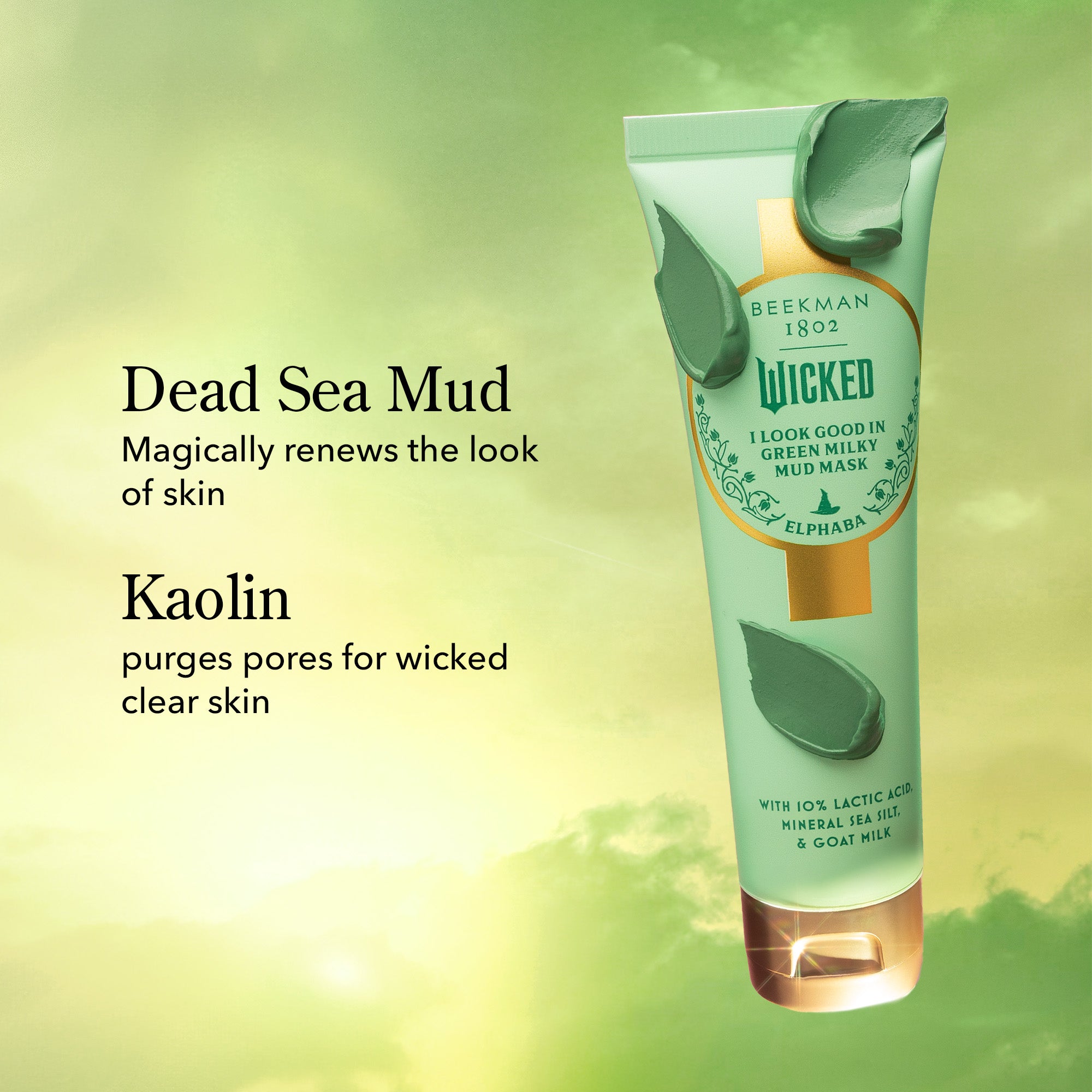 Beekman 1802 X Wicked Beauty Box - Premium Skincare Gift Set for Women | Hydrating Face Cream, Cleanser & Serum | Perfect for Spa Day, Self-Care & Birthday Gifts