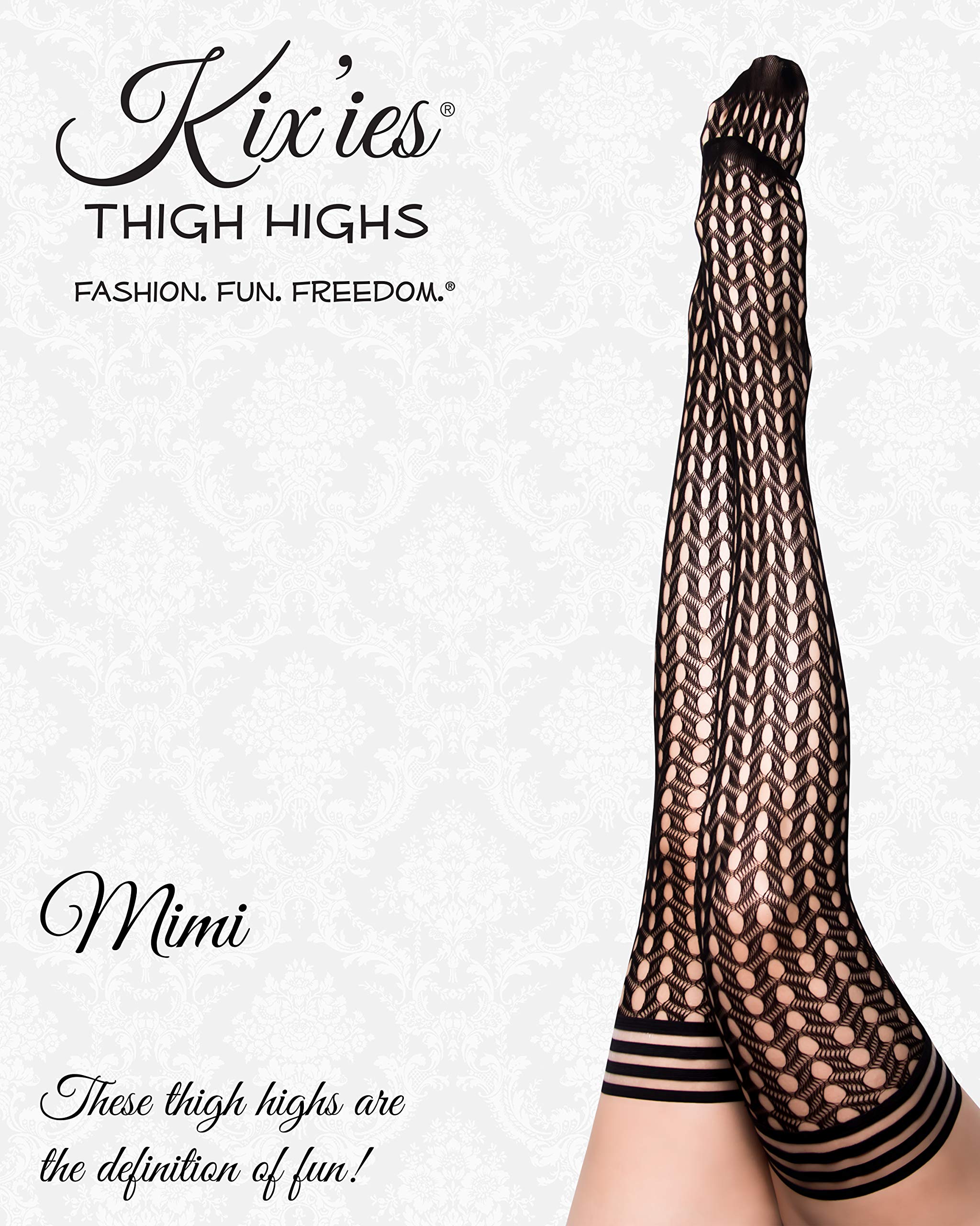 Kix'ies Women's Thigh High Stockings - Maternity Lingerie & Pantyhose for Pregnancy Comfort | Perfect for Work, Date Night & Special Occasions
