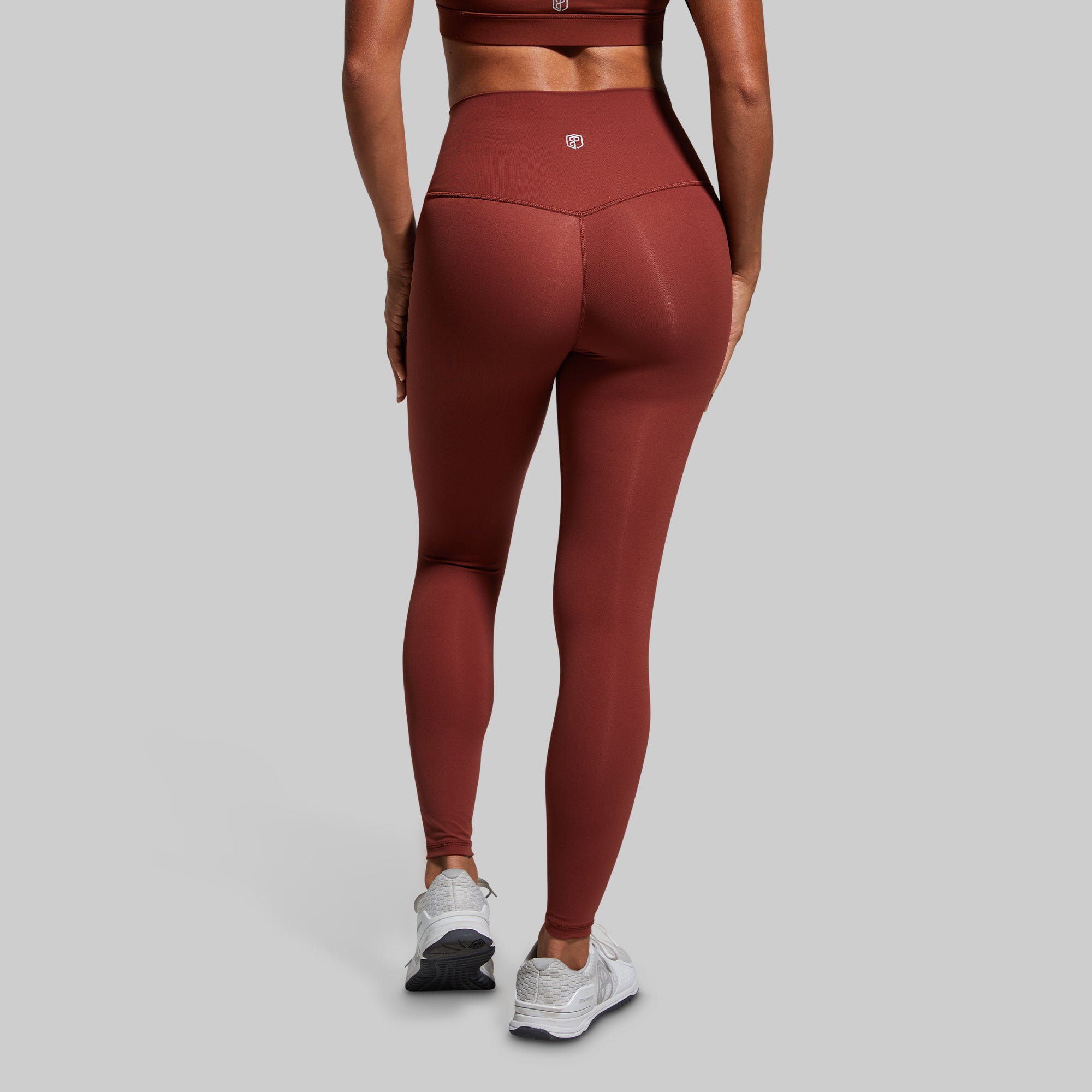Your Go To Legging 2.0 - High Waisted Yoga Pants for Women (Brick Red) | Perfect for Workouts, Running & Lounge Wear