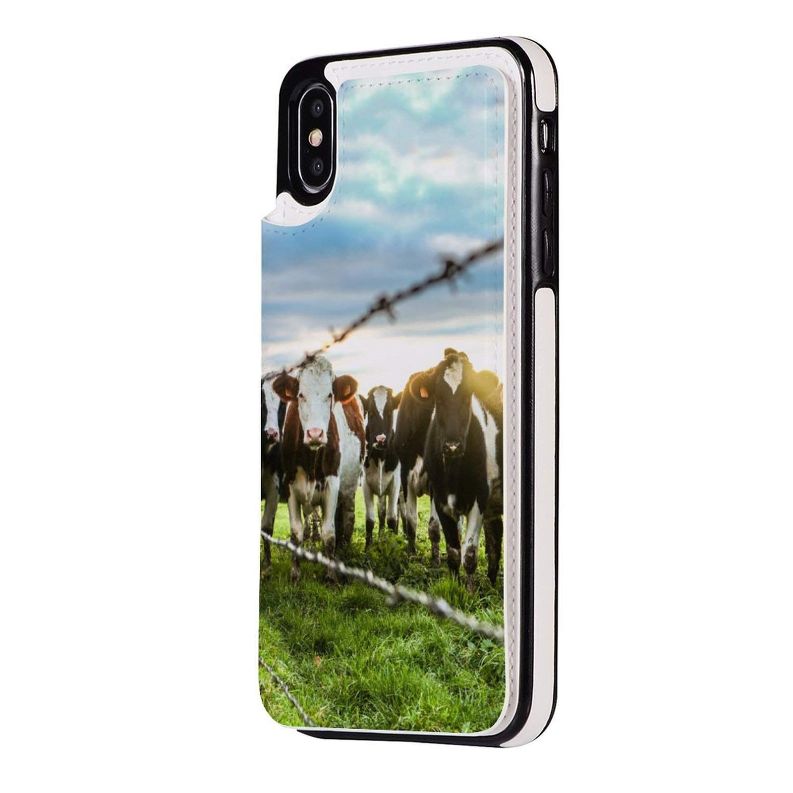 Premium Leather Wallet Case for iPhone Xs MAX - Slim TPU Folio with Card Slots & Magnetic Closure, Stand Feature | Perfect for Business, Travel & Everyday Use